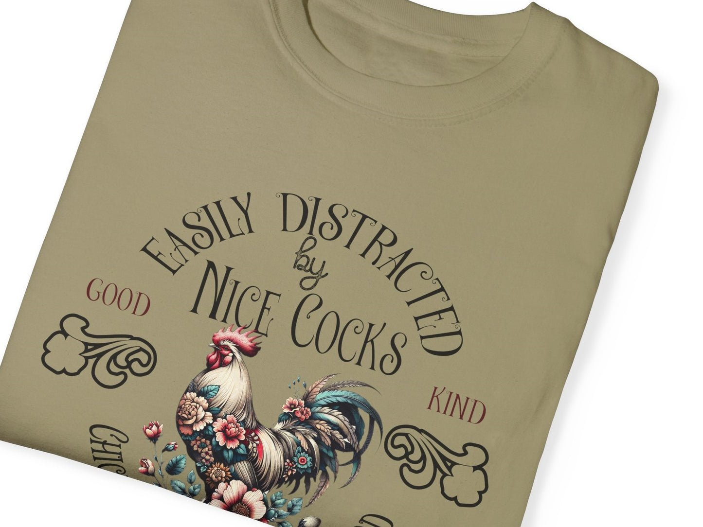 Easily Distracted by Nice Cocks Vegan T-Shirt {Unisex}