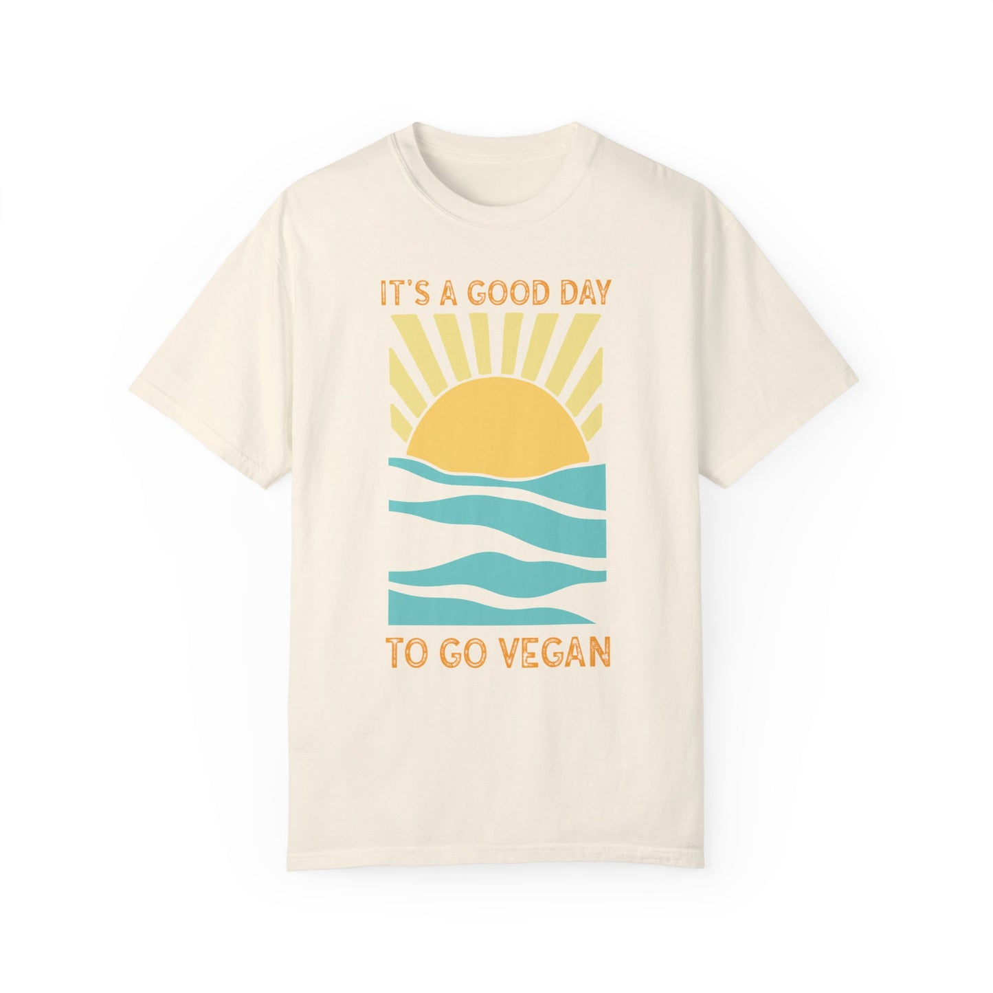 It's a Good Day to Go Vegan Tee Shirt in Light Colors {Unisex}