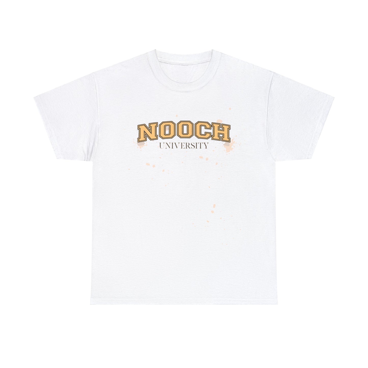Nooch University Cotton Tee in White {Unisex}