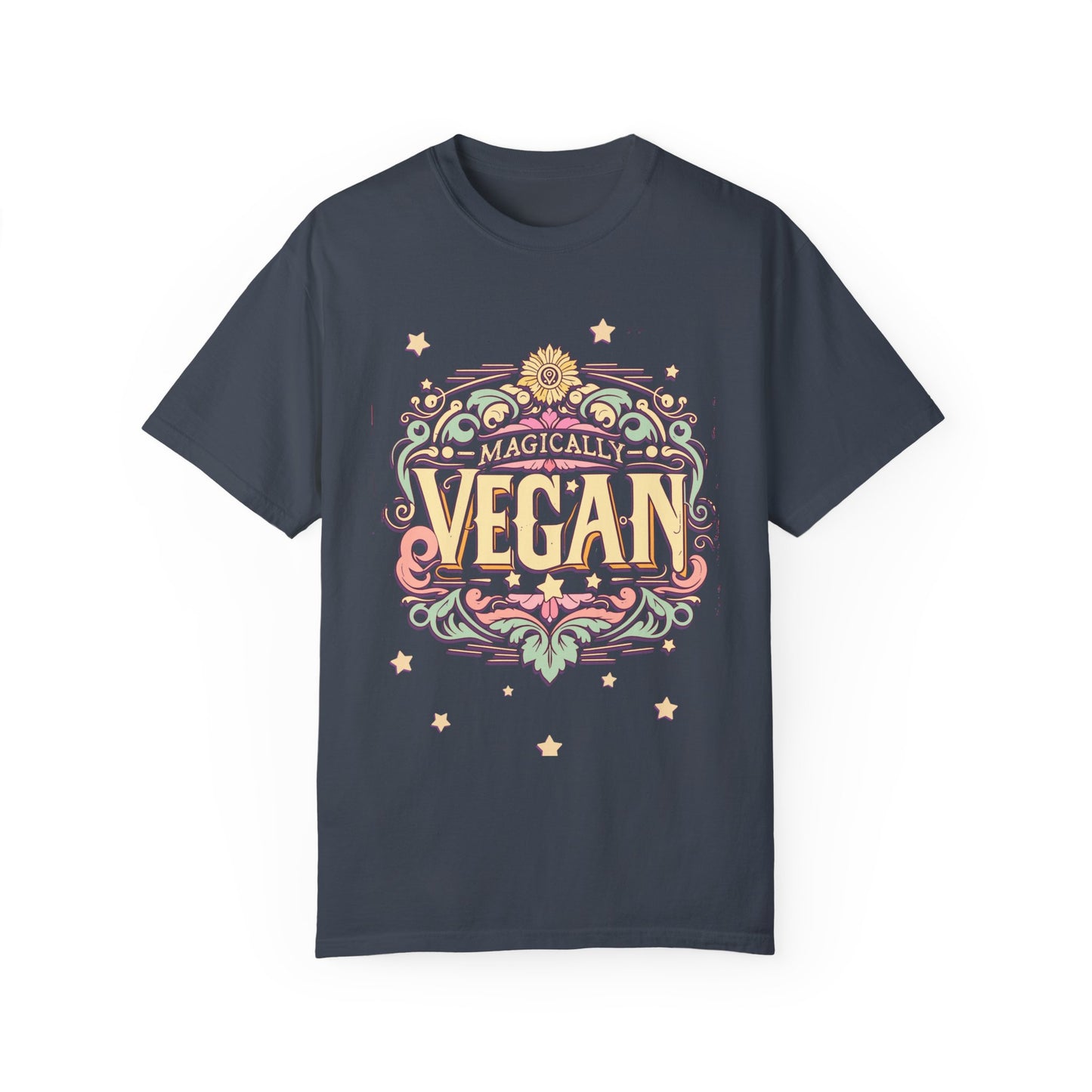 Magically Vegan Cotton Tee in Dark Colors {Unisex}