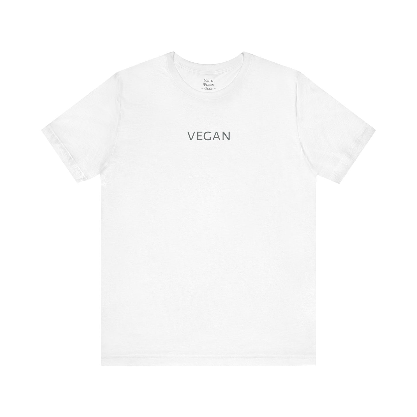 Simple Vegan Tee Shirt in Light Colors | Unisex | Sustainable T Shirt | Ethical