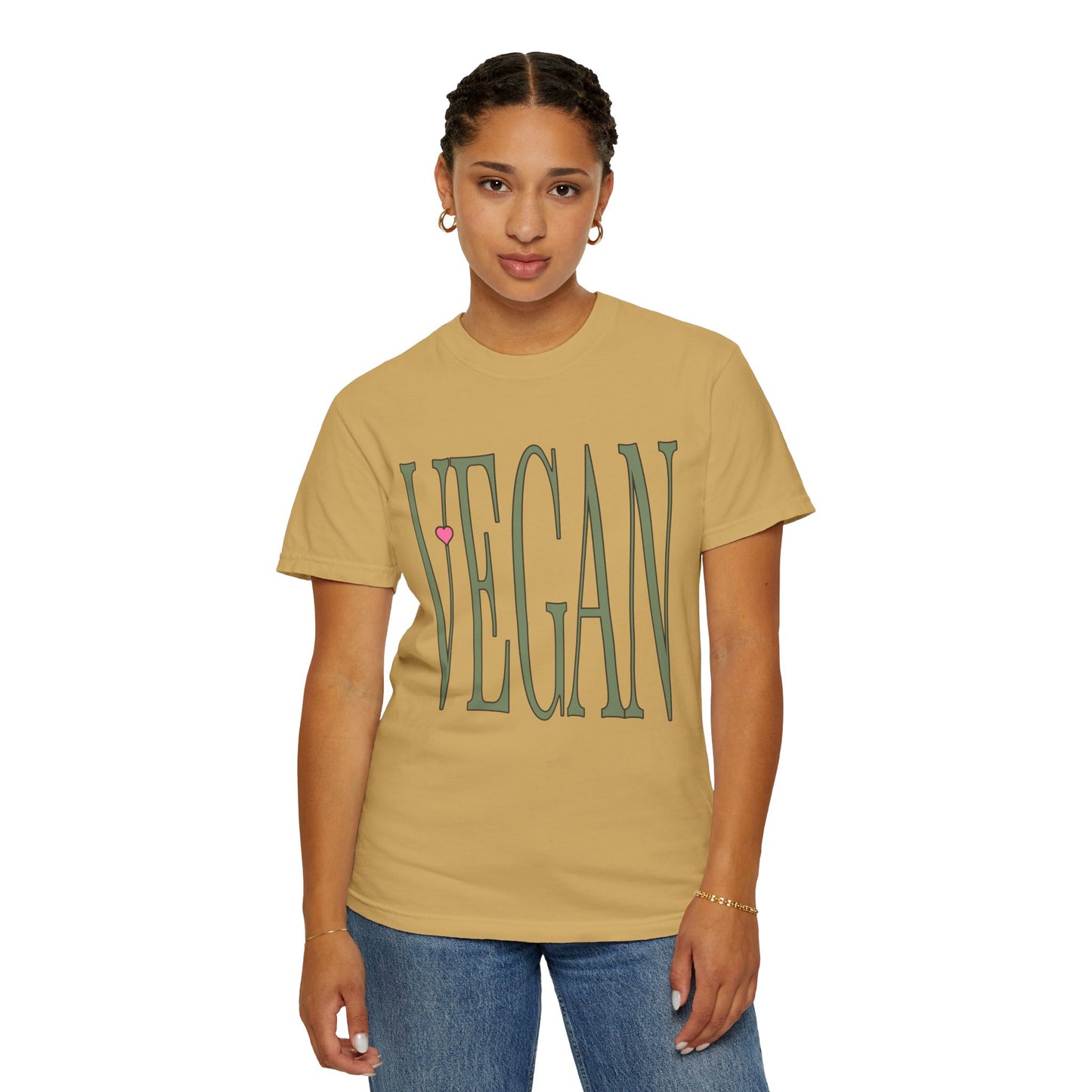 Simple Vegan Tee Shirt in Lighter Colors {Unisex}