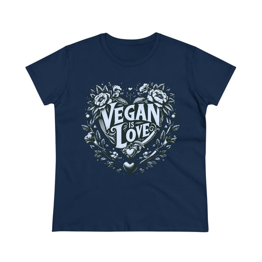 Vegan is Love in Navy Blue {Women's}