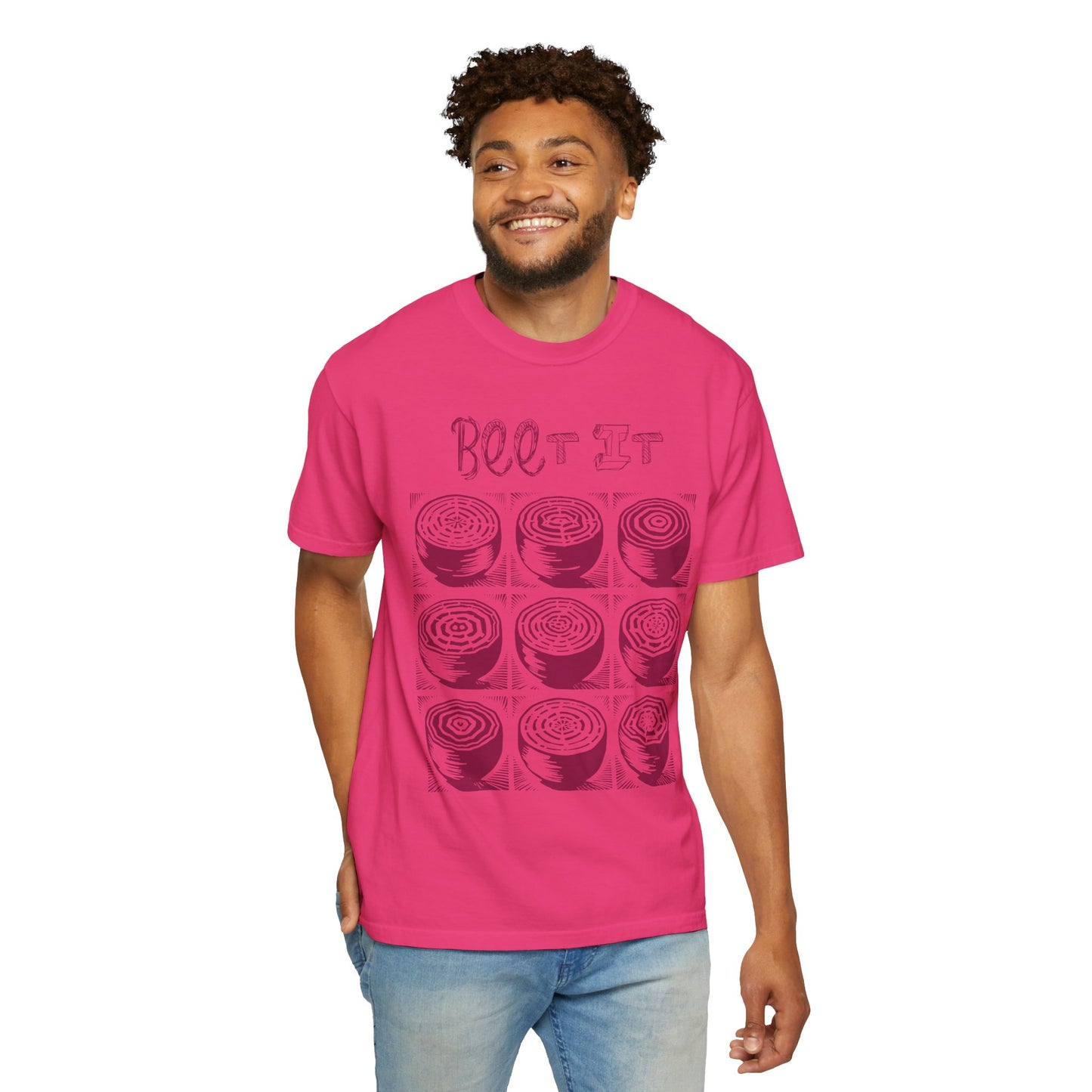 Beet It Vegan Tee Shirt in Light Colors {Unisex}
