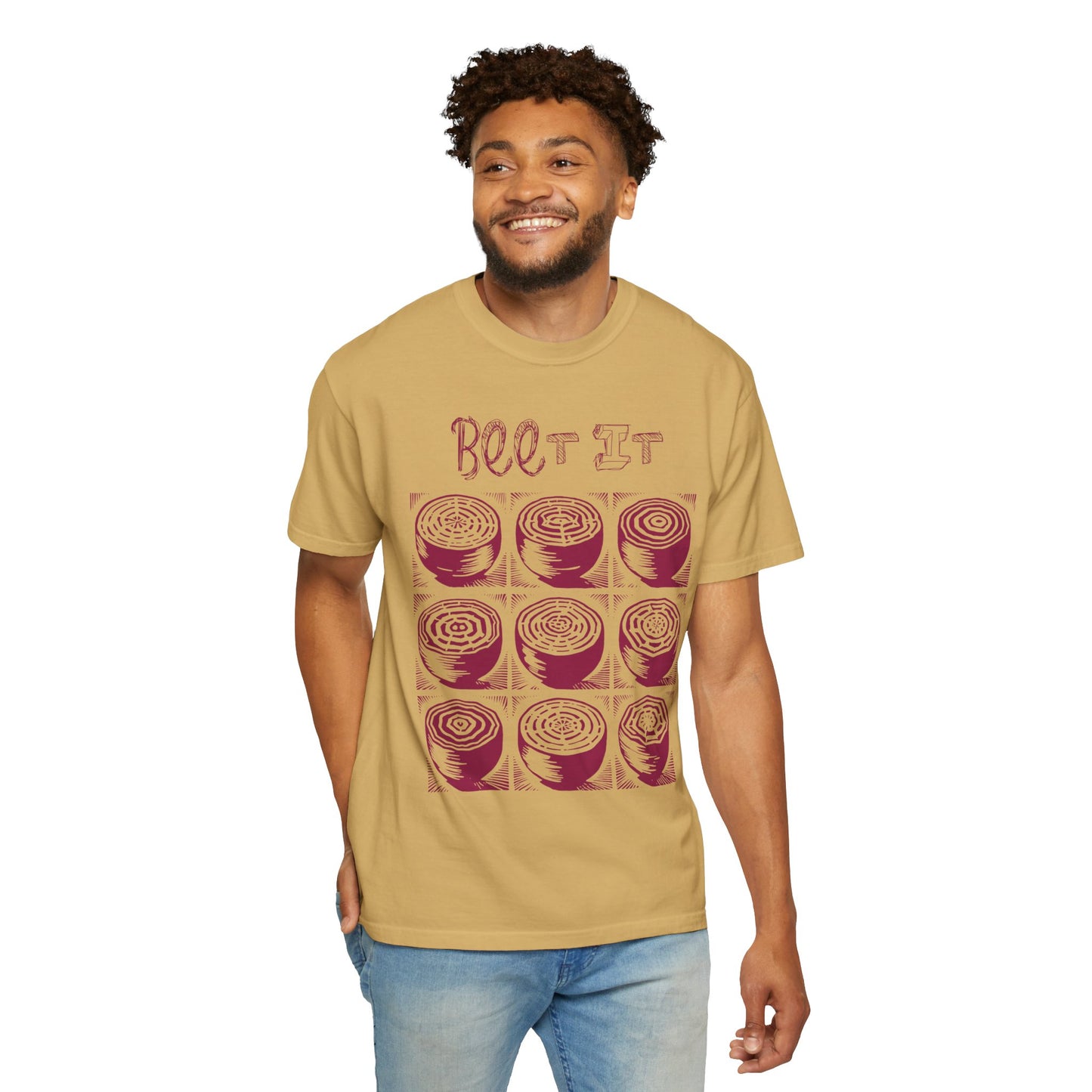 Beet It Vegan Tee Shirt in Light Colors {Unisex}