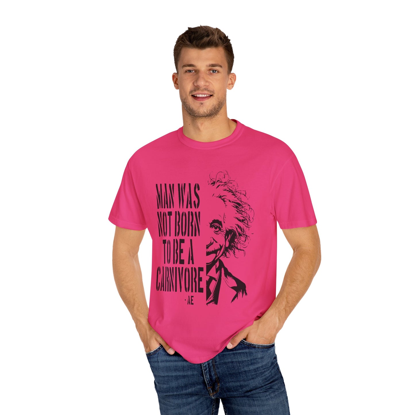 Man Was Not Born To Be A Carnivore Tee Shirt {Unisex)