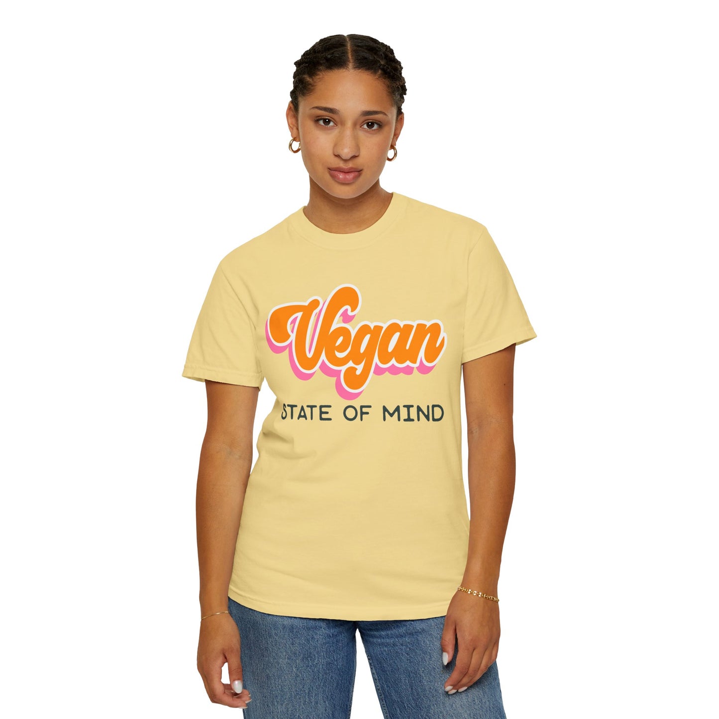 A Vegan State of Mind Tee in Summer Colors {Unisex}