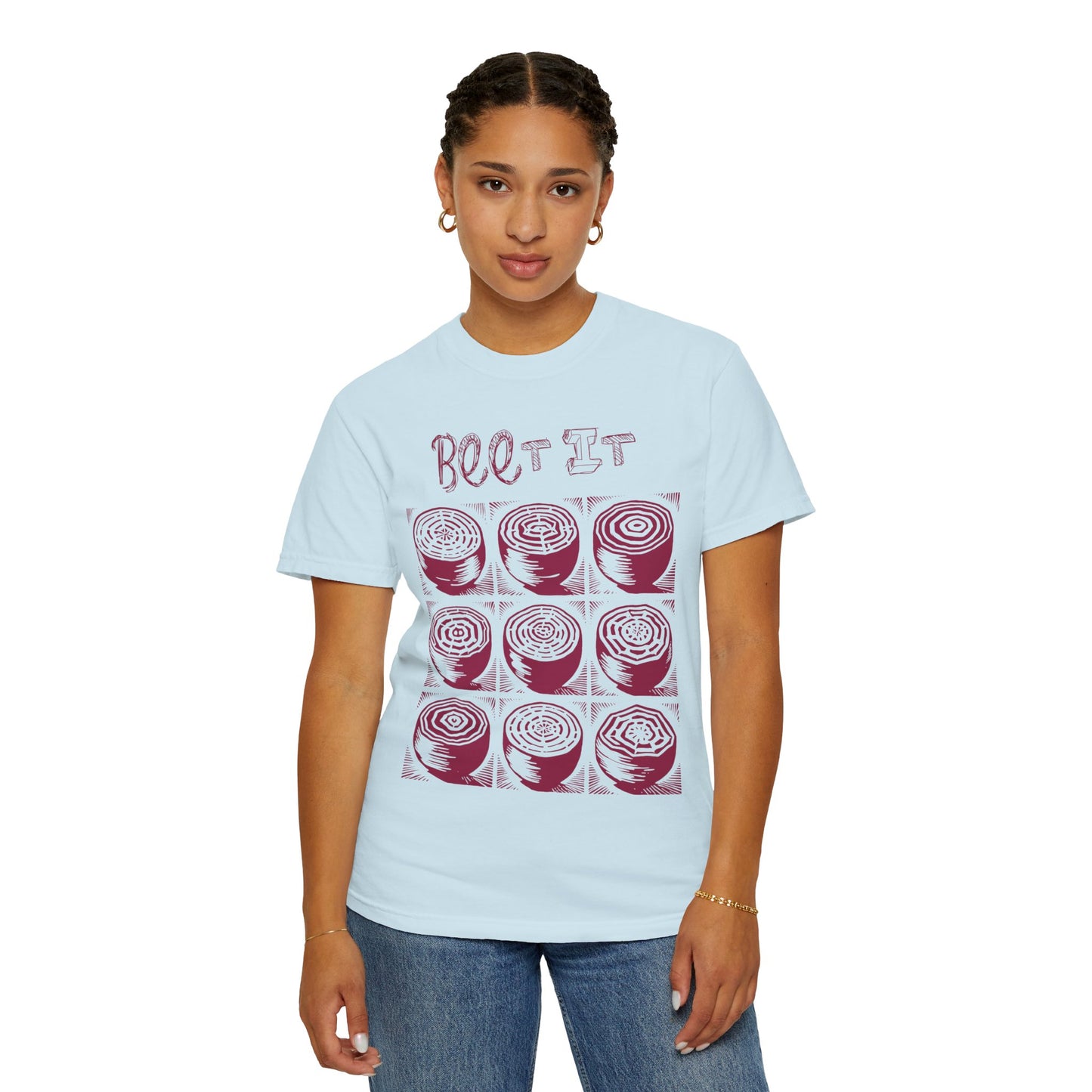 Beet It Vegan Tee Shirt in Light Colors {Unisex}
