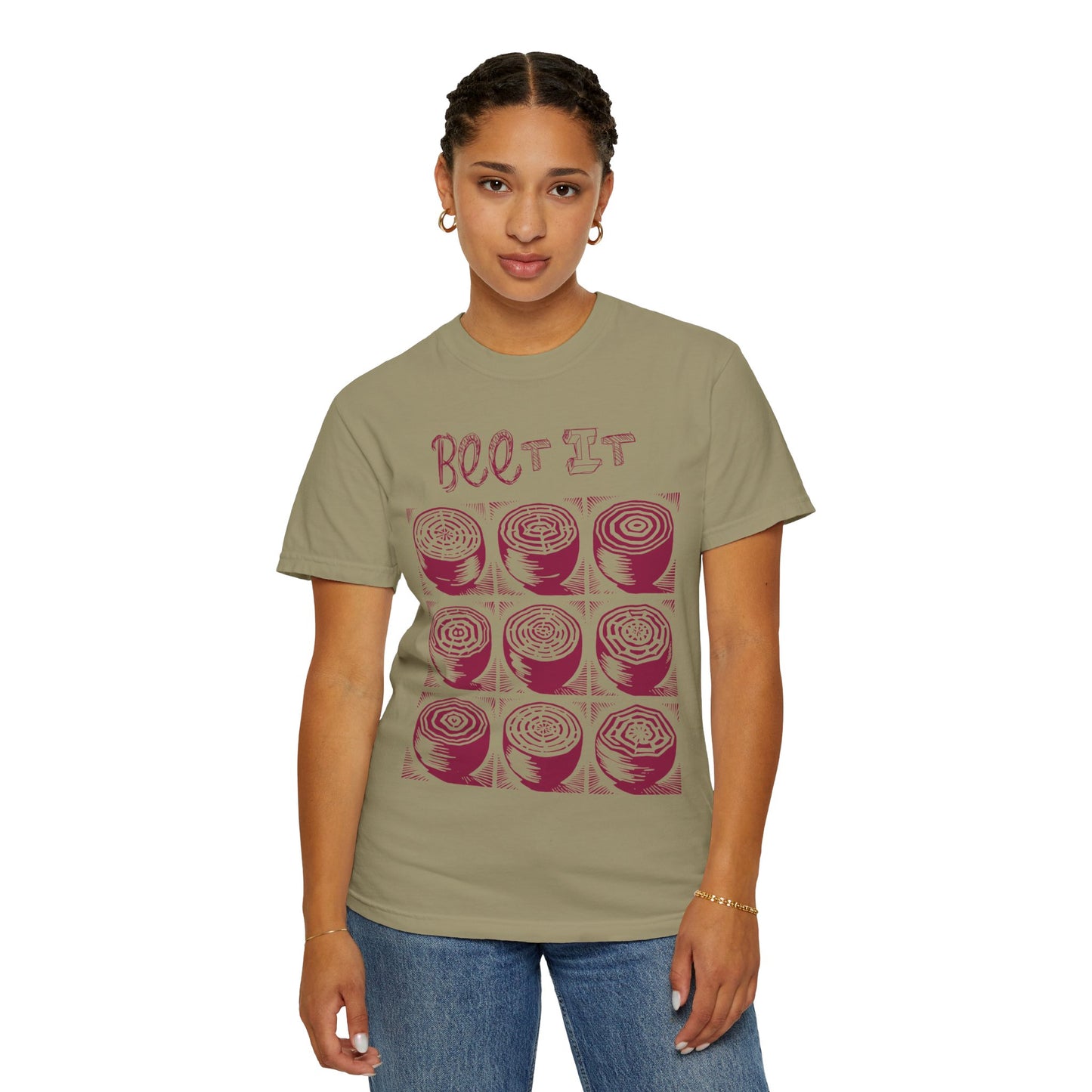 Beet It Vegan Tee Shirt in Light Colors {Unisex}