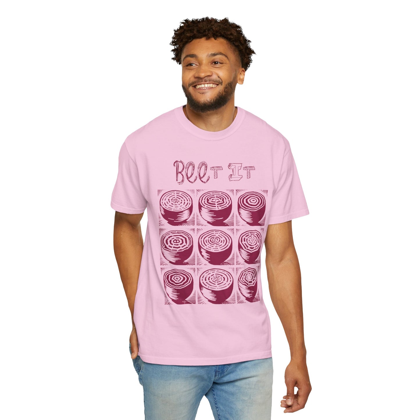 Beet It Vegan Tee Shirt in Light Colors {Unisex}