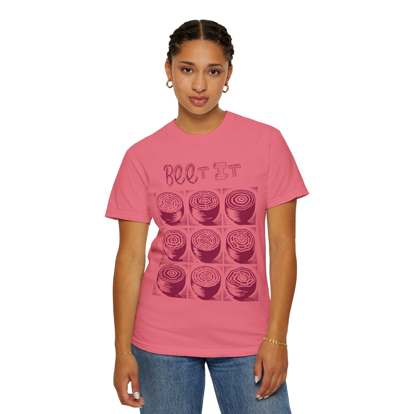 Beet It Vegan Tee Shirt in Light Colors {Unisex}