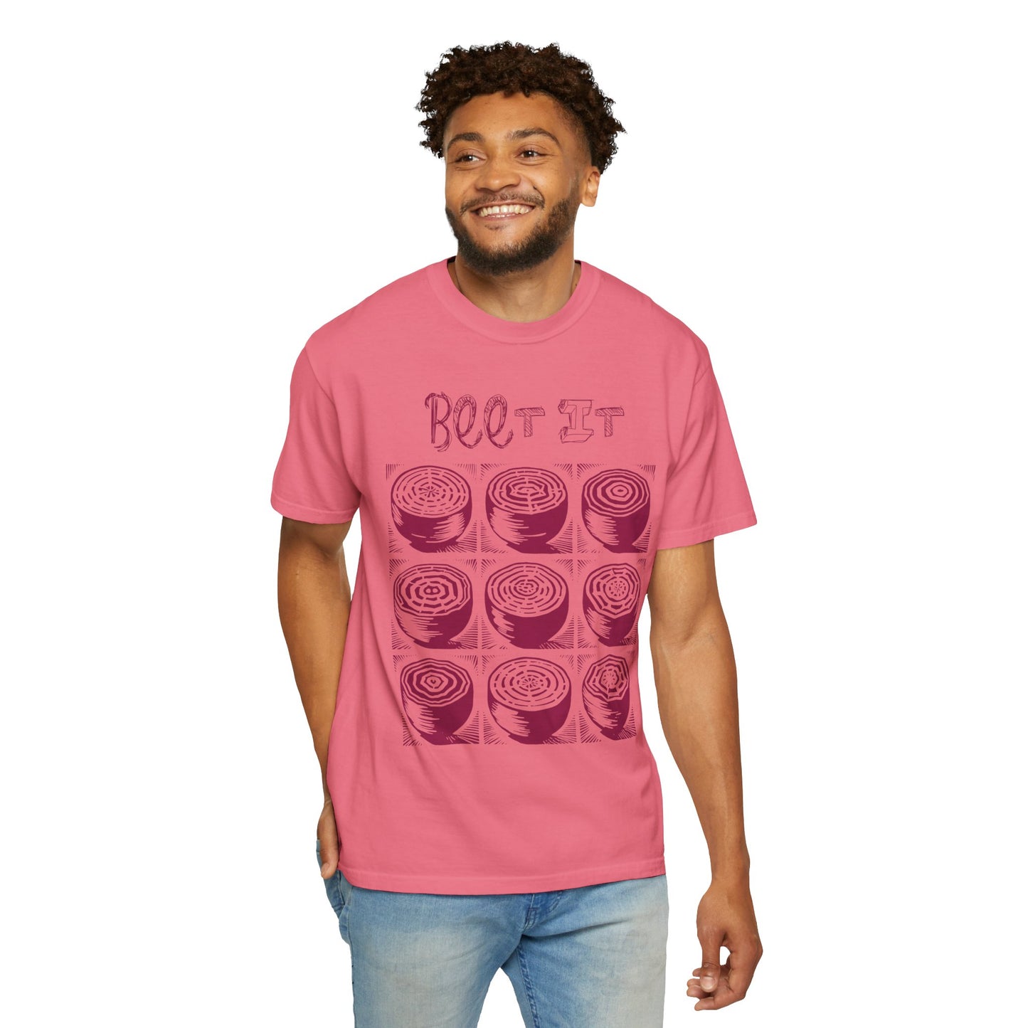 Beet It Vegan Tee Shirt in Light Colors {Unisex}