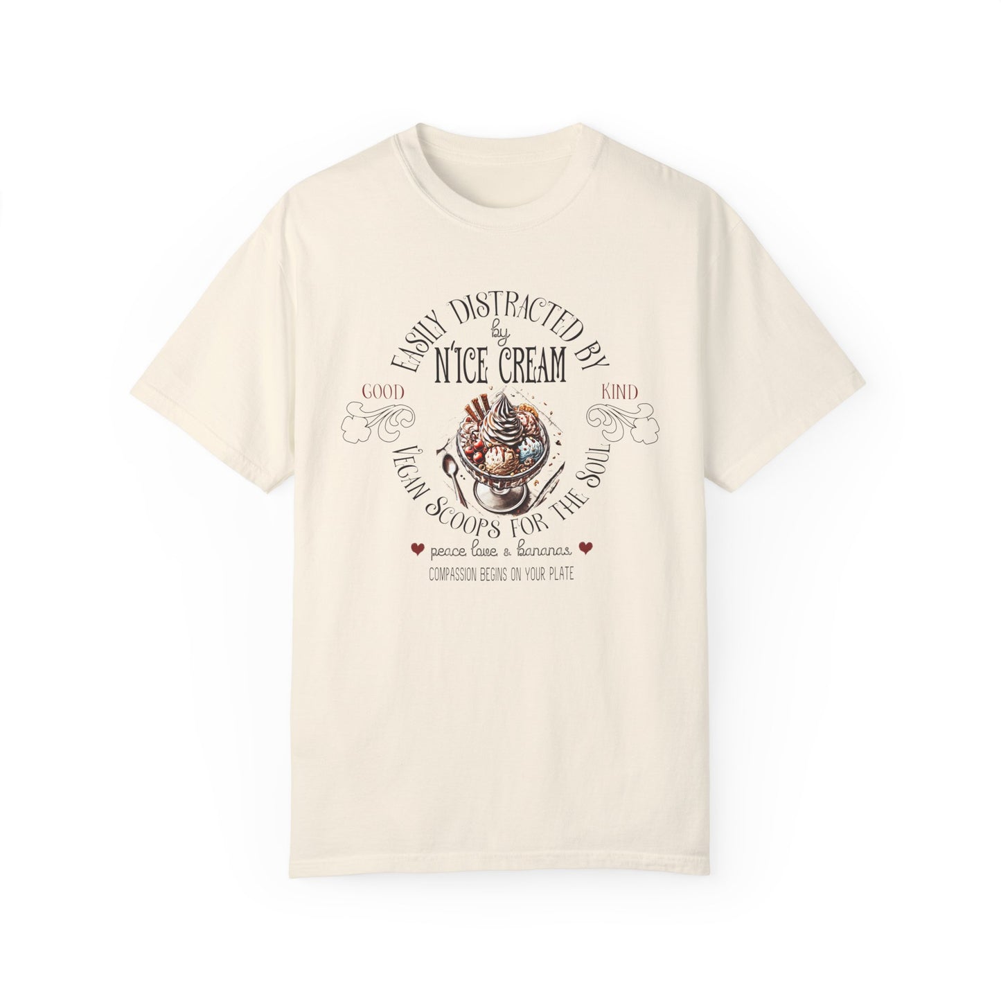Easily Distracted by N'Ice Cream Vegan Tee Shirt {Unisex}