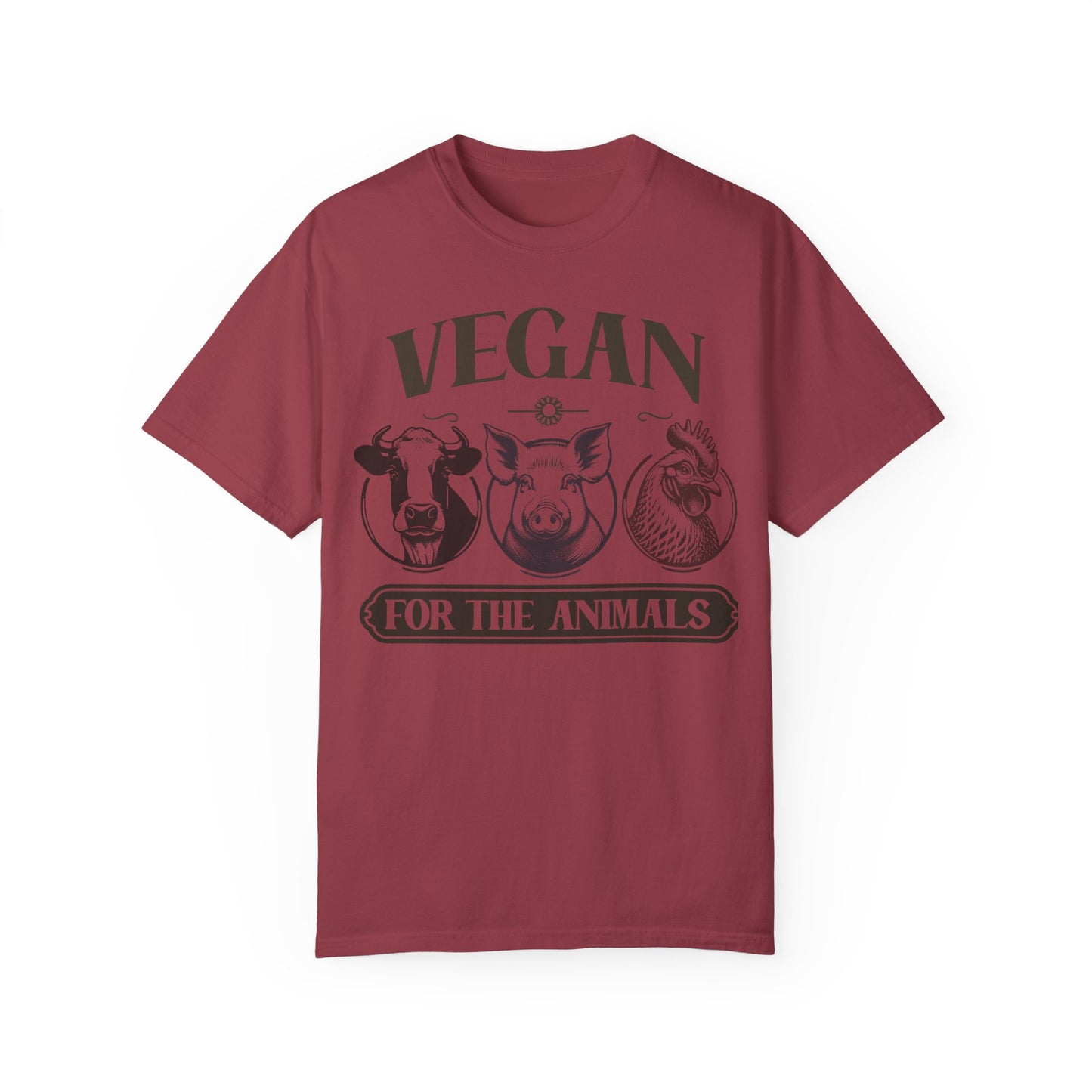 Vegan for the Animals Tee Shirt in Dark Colors {Unisex}