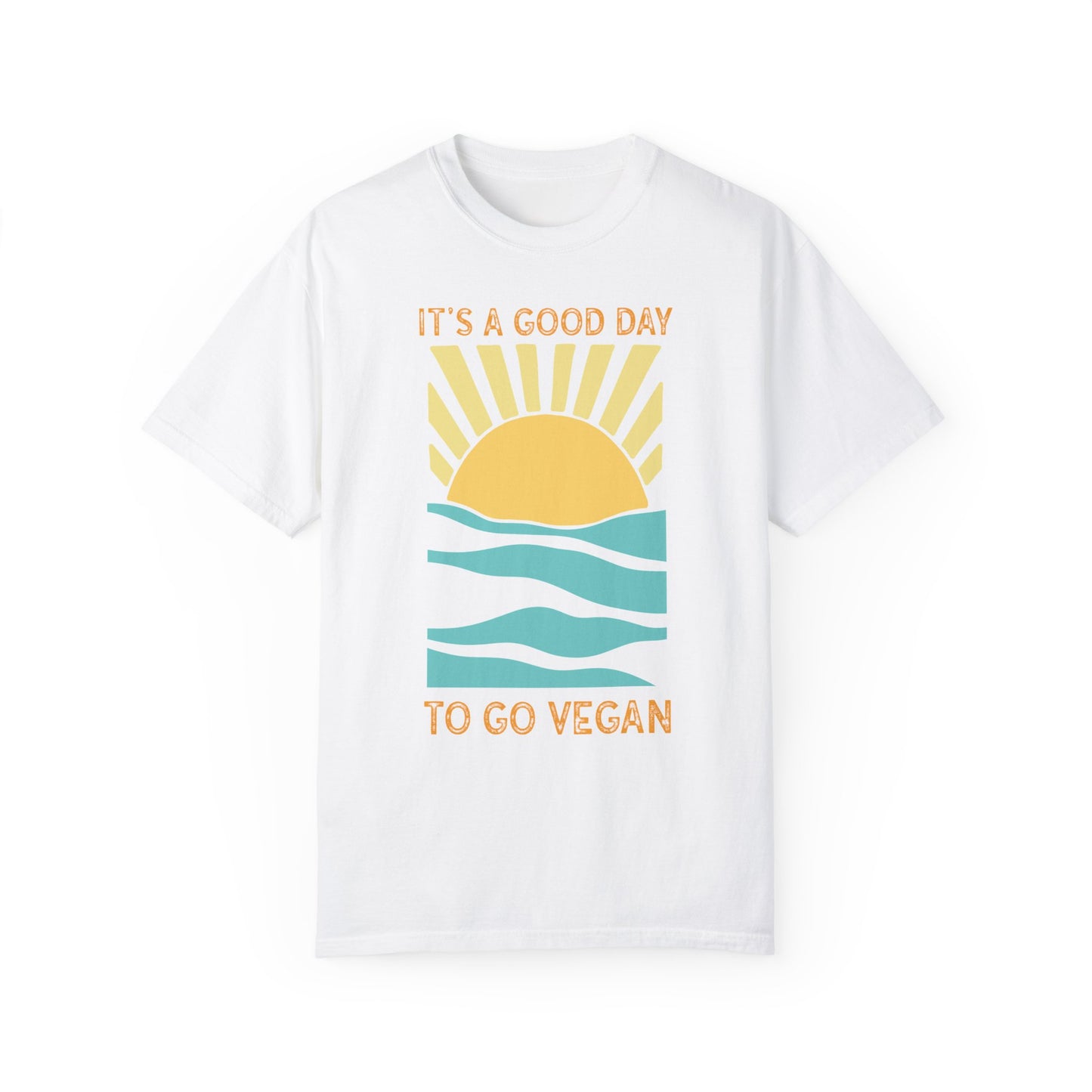 It's a Good Day to Go Vegan Tee Shirt in Light Colors {Unisex}