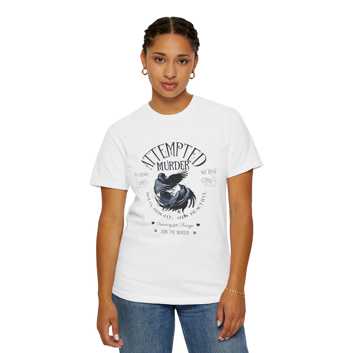 Attempted Murder In Crows We Trust Tee T-Shirt {Unisex}