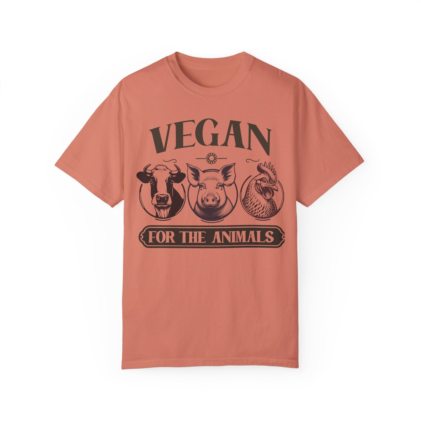 Vegan for the Animals Tee Shirt in Dark Colors {Unisex}
