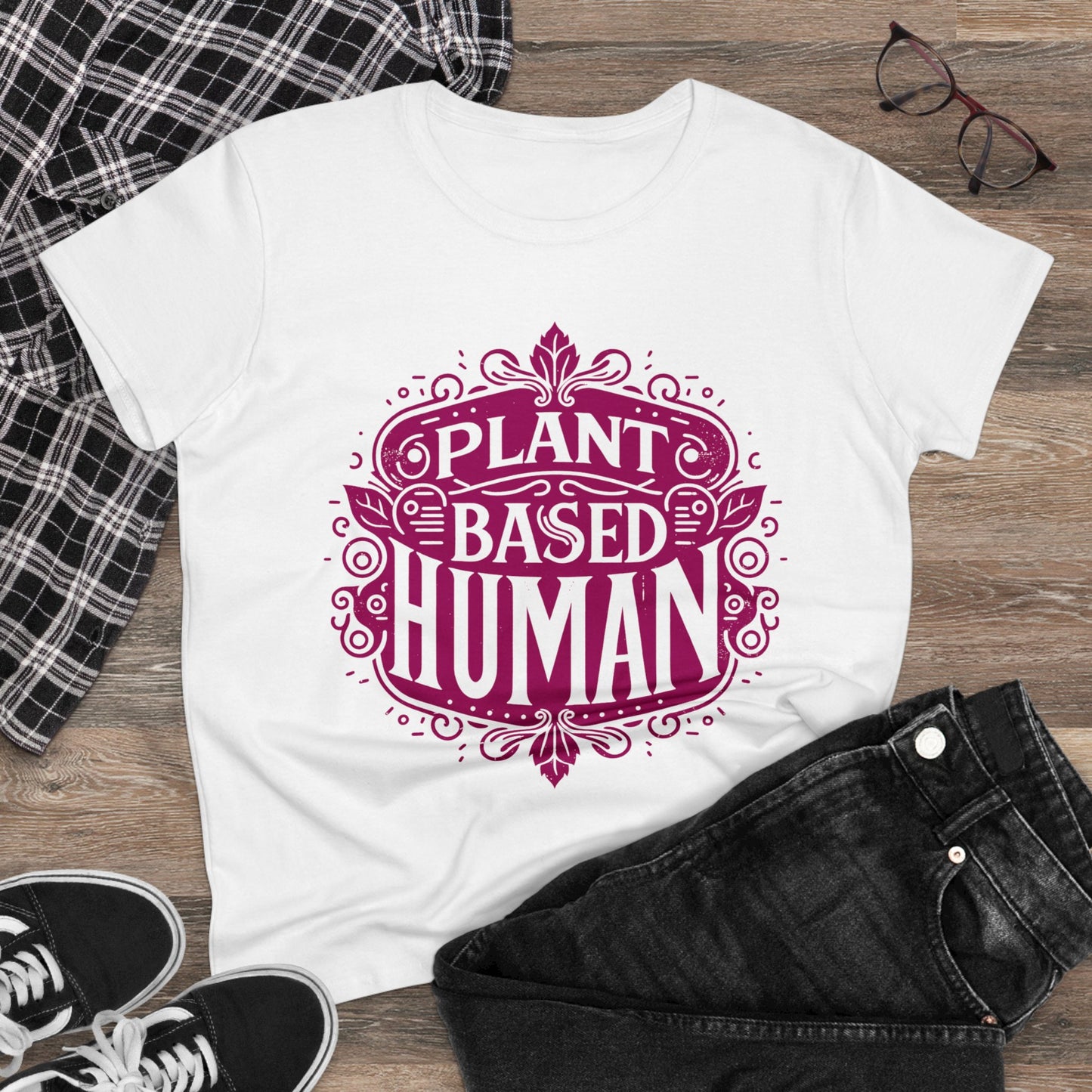 Plant Based Human Vegan T-Shirt {Women's}