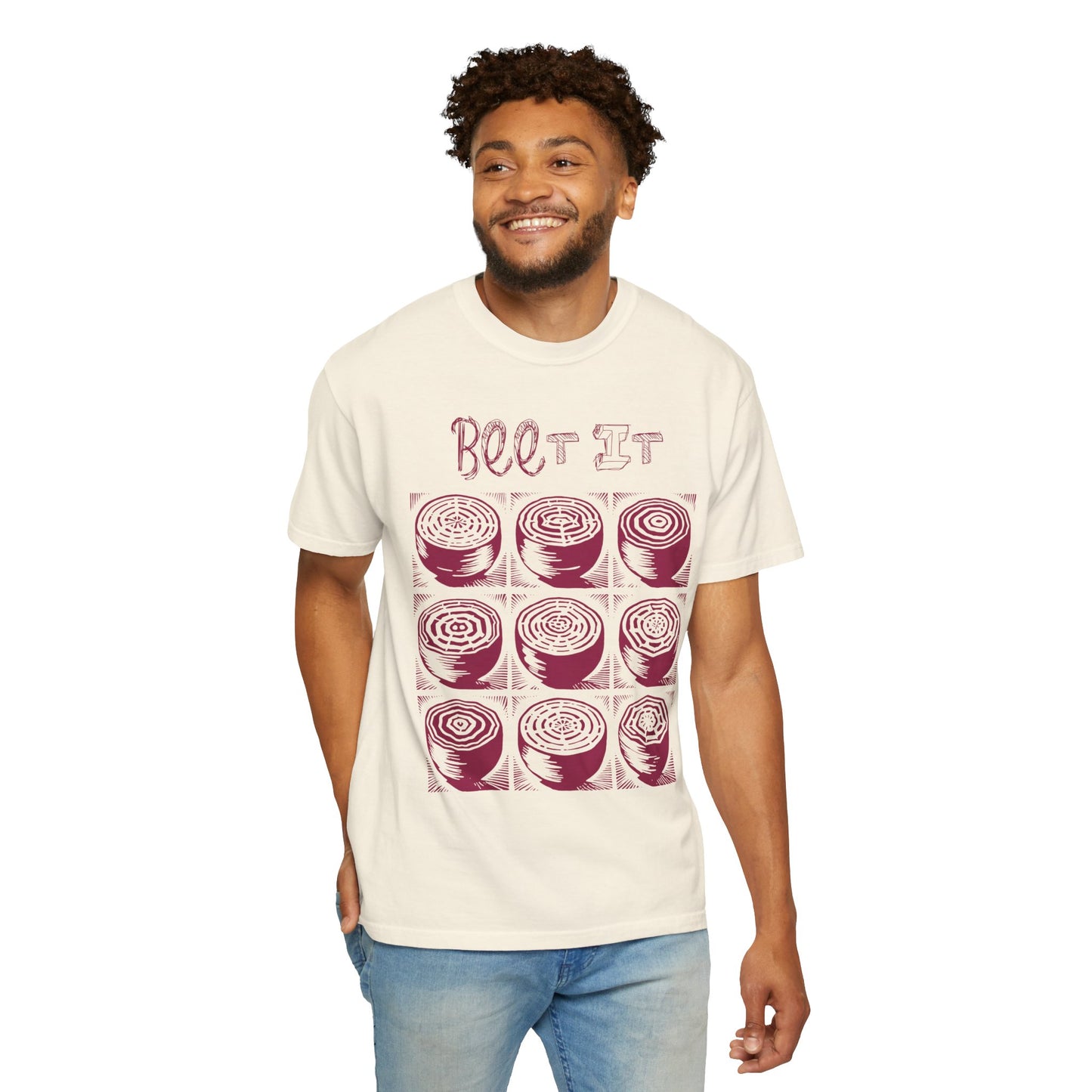 Beet It Vegan Tee Shirt in Light Colors {Unisex}