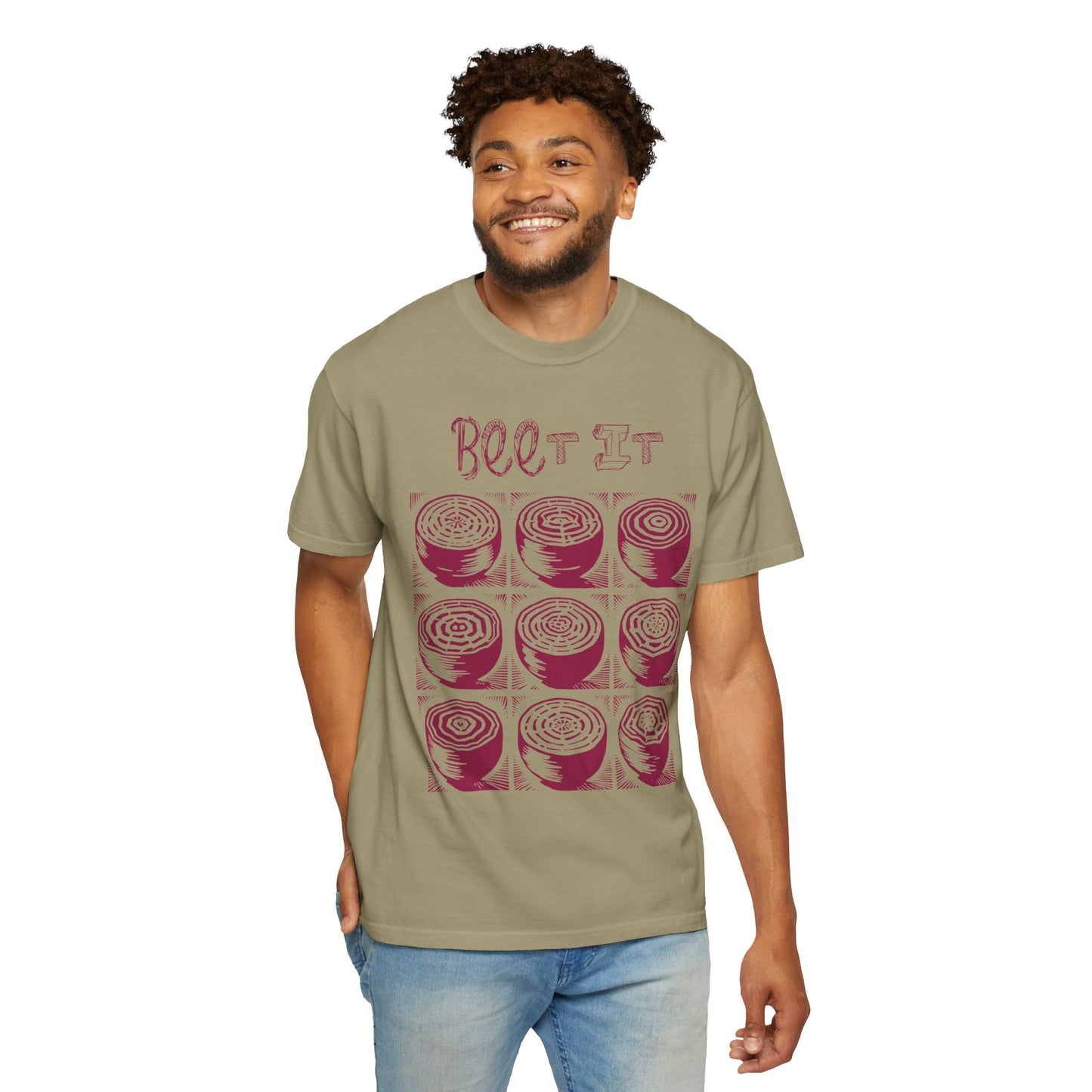 Beet It Vegan Tee Shirt in Light Colors {Unisex}