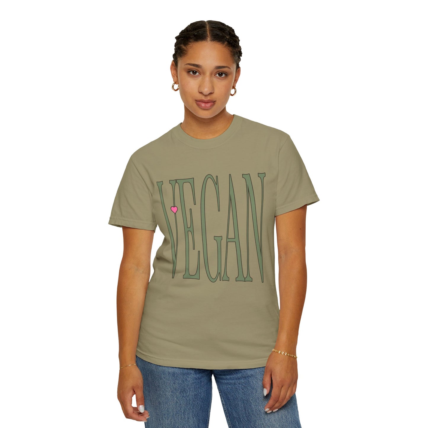 Simple Vegan Tee Shirt in Lighter Colors {Unisex}
