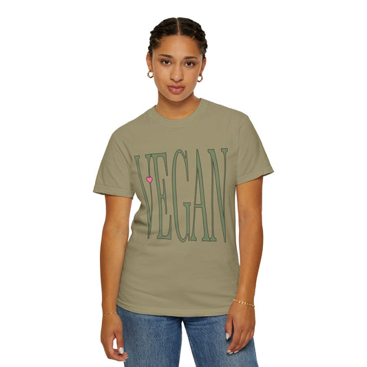 Simple Vegan Tee Shirt in Lighter Colors {Unisex}