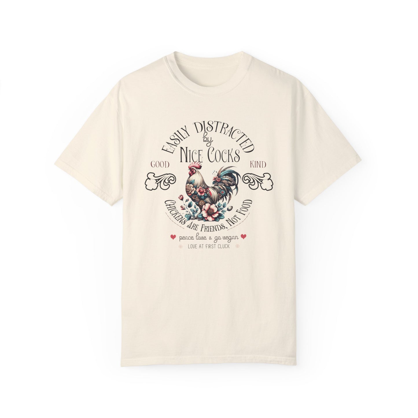 Easily Distracted by Nice Cocks Vegan T-Shirt {Unisex}