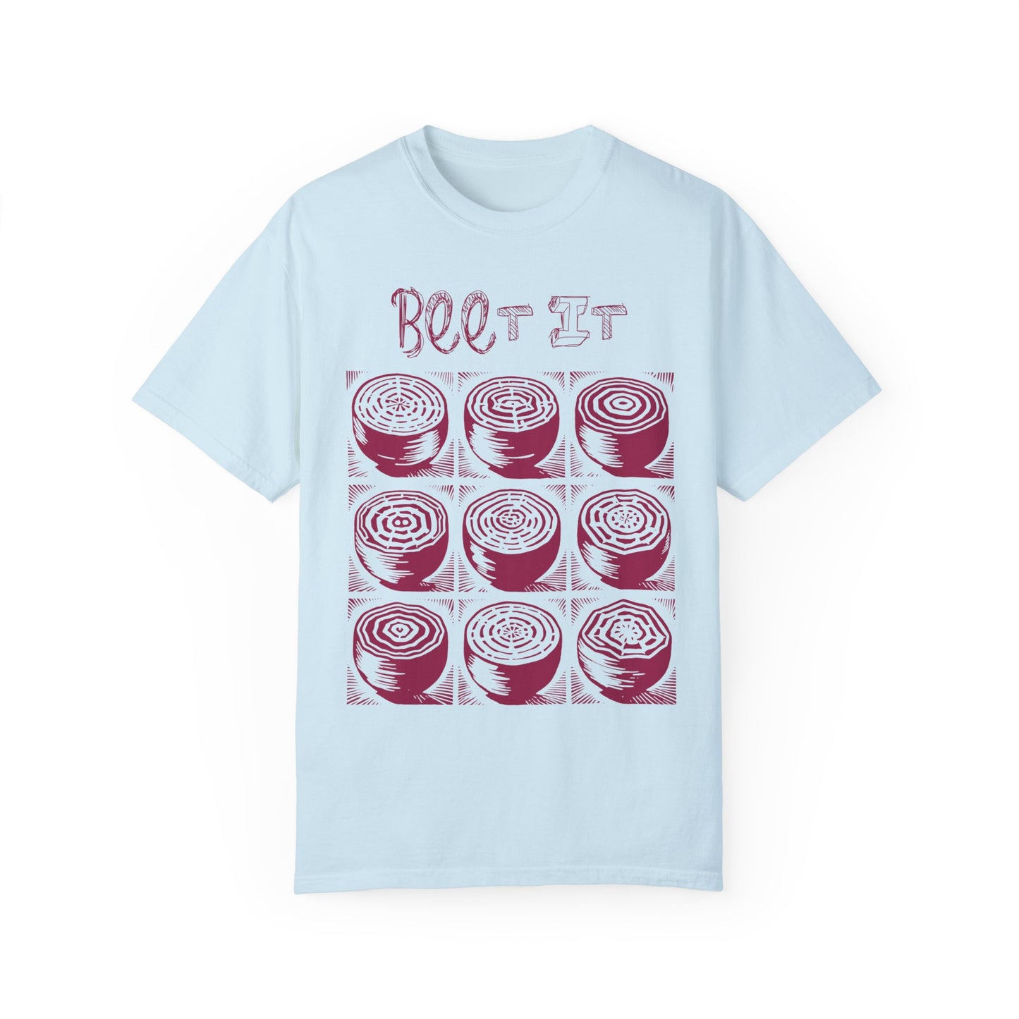 Beet It Vegan Tee Shirt in Light Colors {Unisex}
