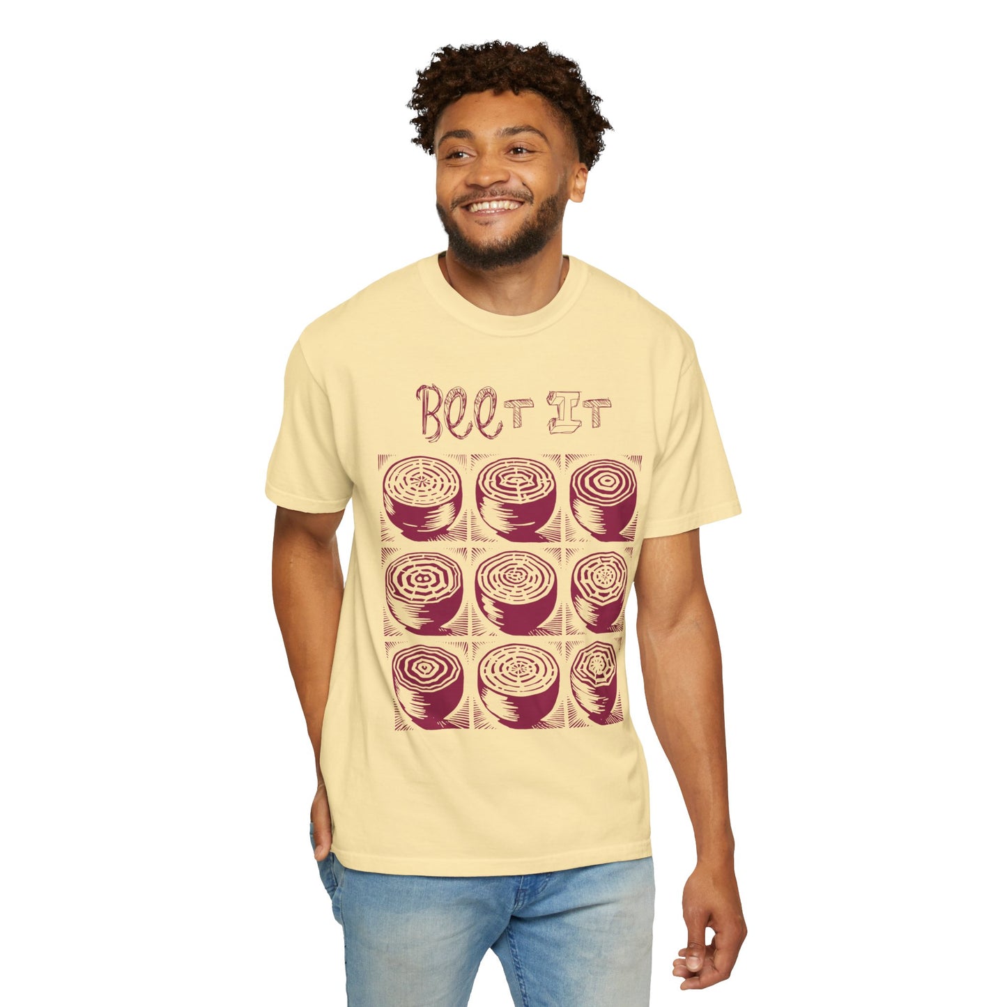 Beet It Vegan Tee Shirt in Light Colors {Unisex}