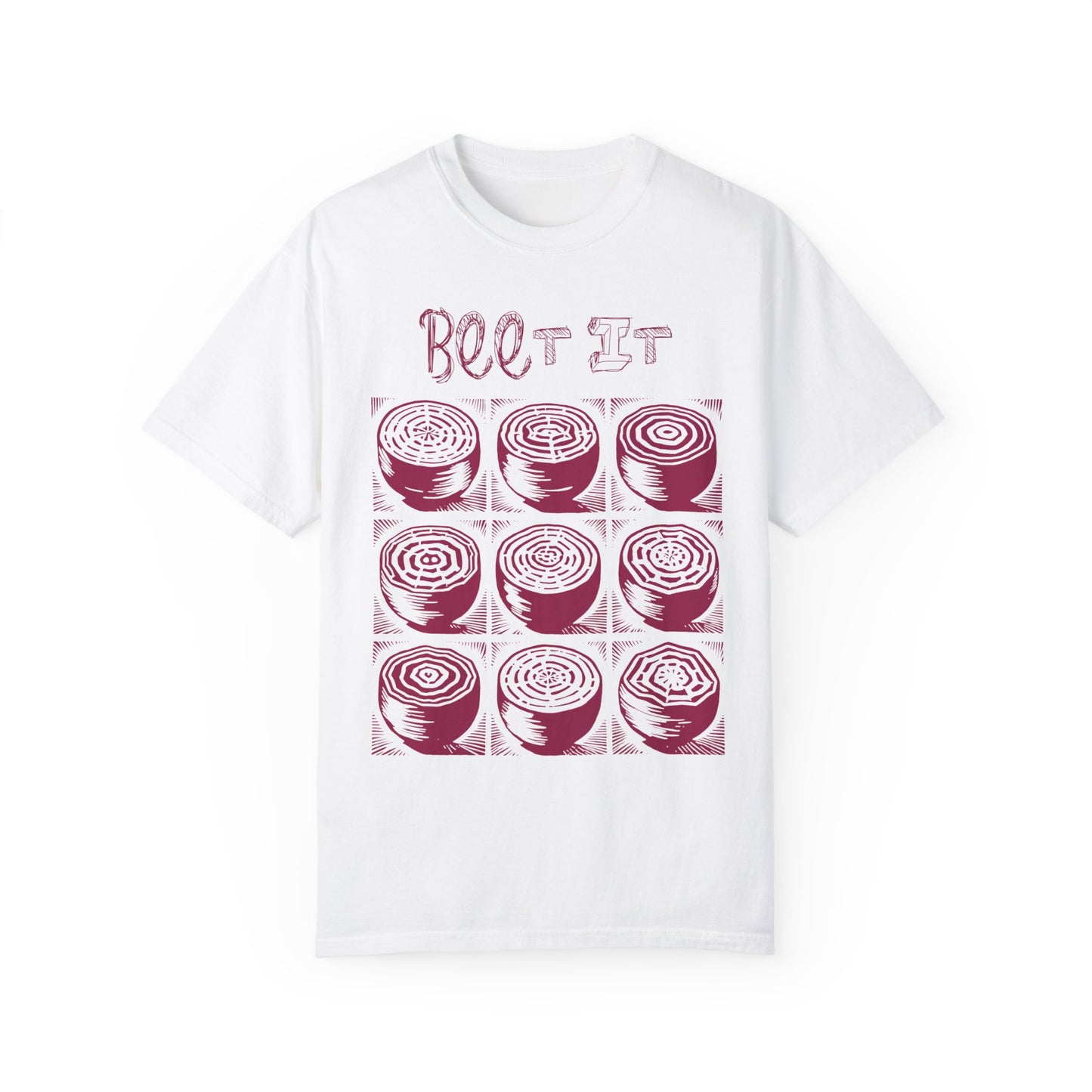 Beet It Vegan Tee Shirt in Light Colors {Unisex}