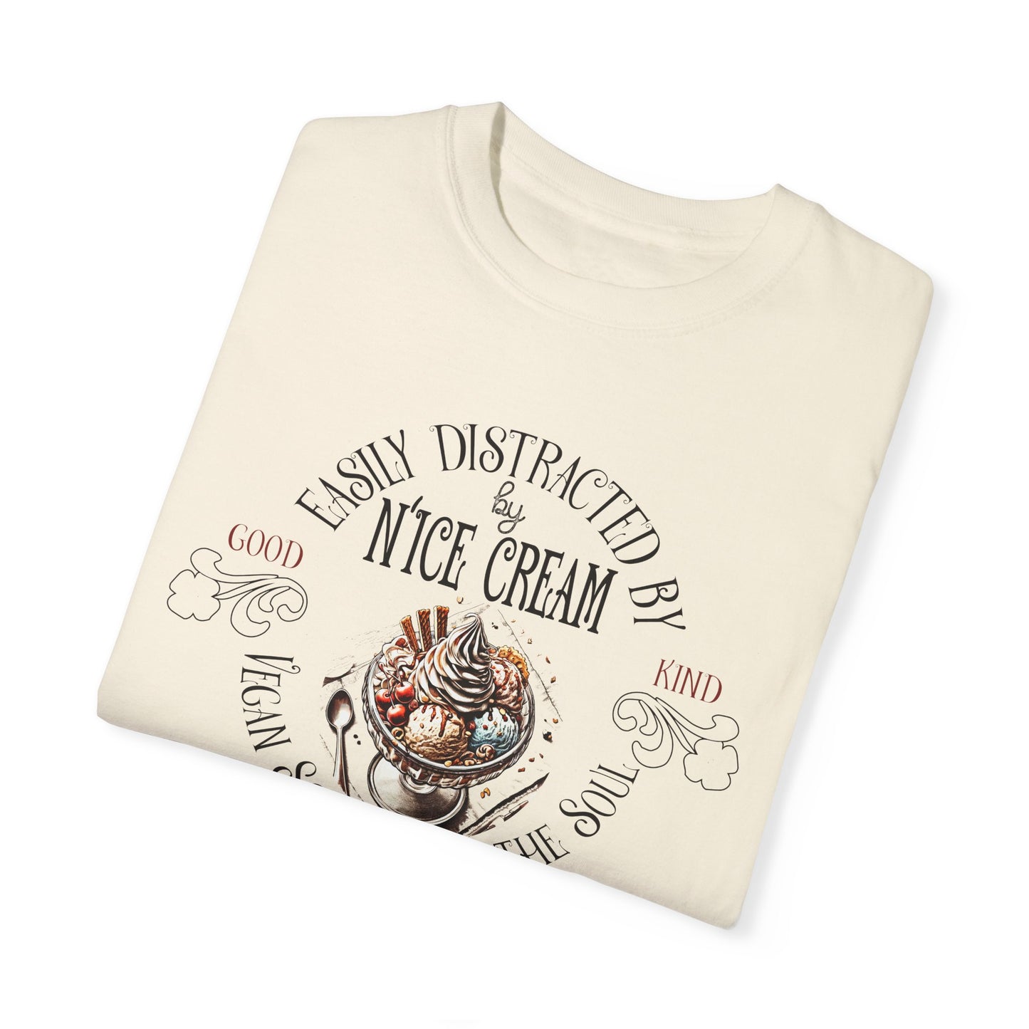 Easily Distracted by N'Ice Cream Vegan Tee Shirt {Unisex}