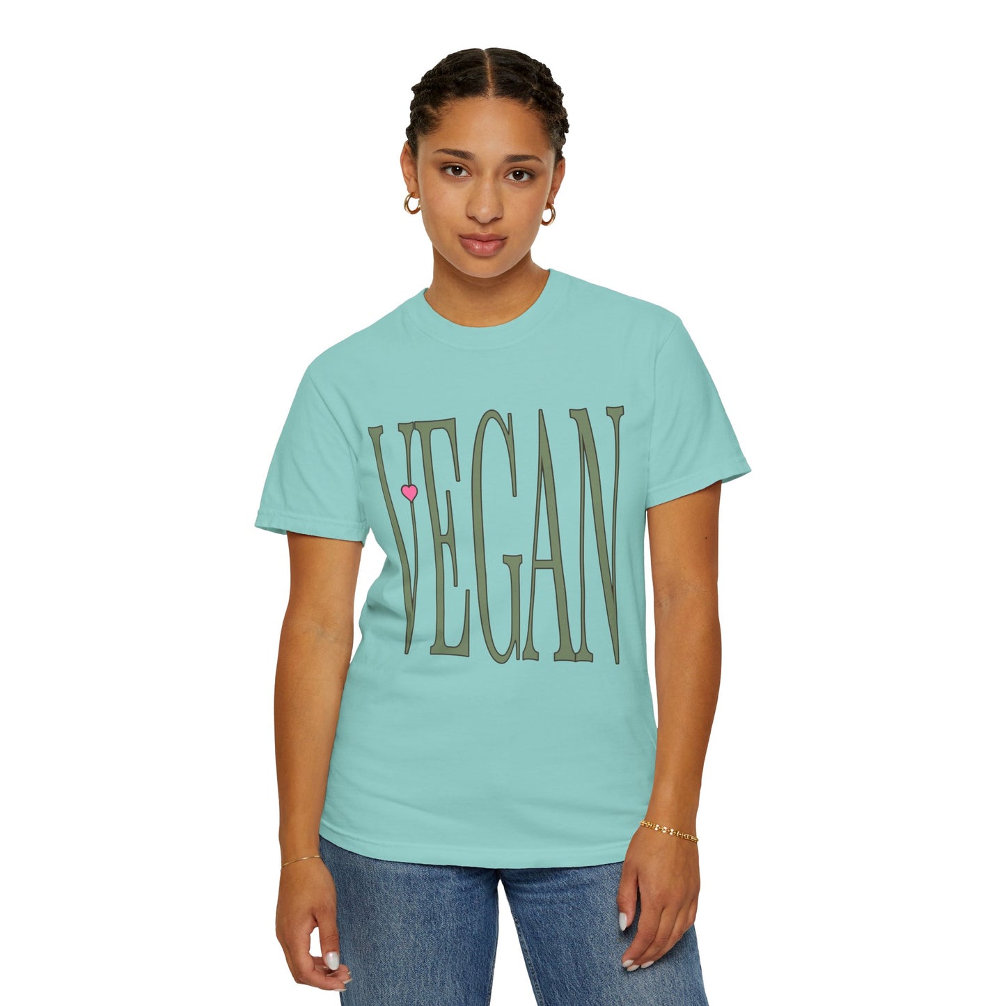 Simple Vegan Tee Shirt in Lighter Colors {Unisex}