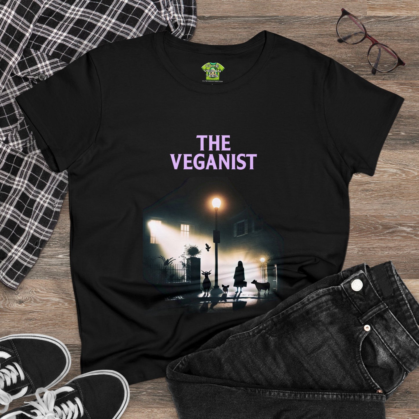 The Veganist (The Exorcist parody) in Black {Women's}