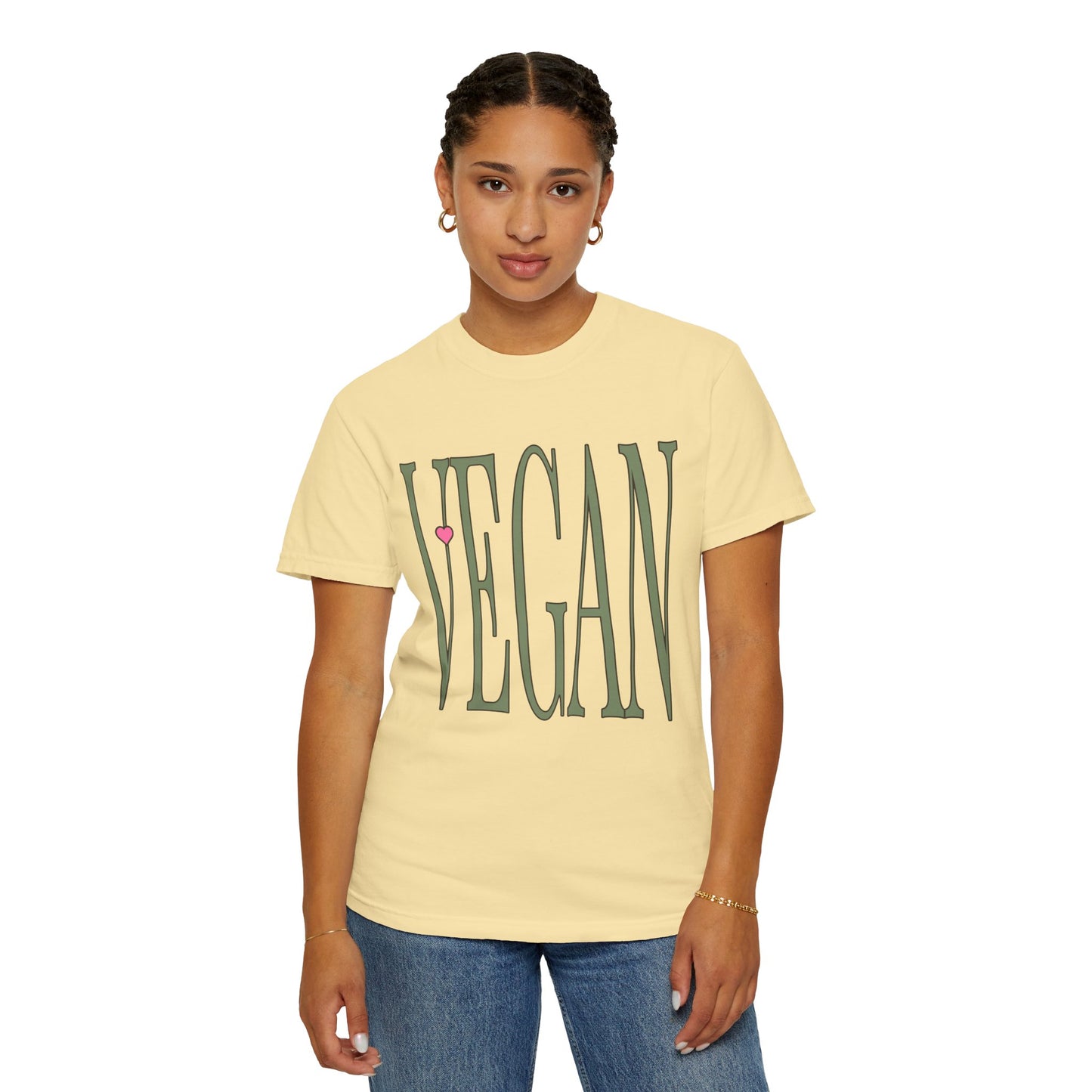 Simple Vegan Tee Shirt in Lighter Colors {Unisex}