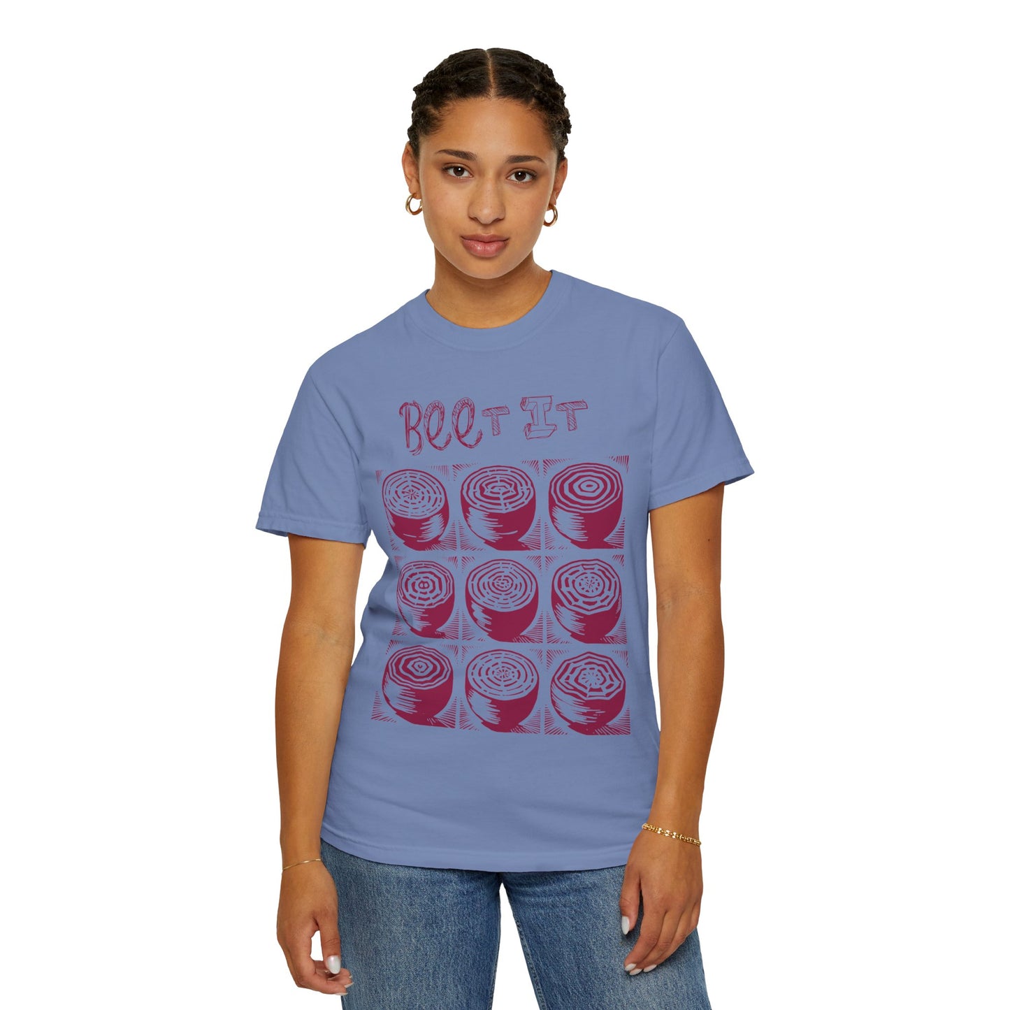 Beet It Vegan Tee Shirt in Light Colors {Unisex}