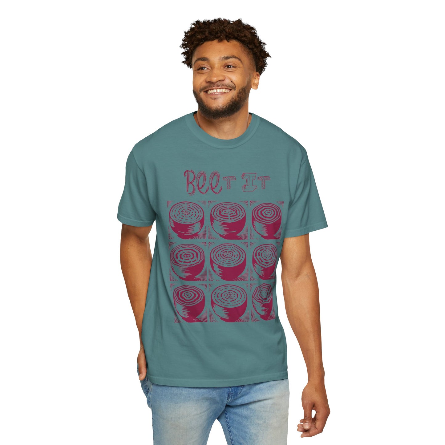 Beet It Vegan Tee Shirt in Light Colors {Unisex}