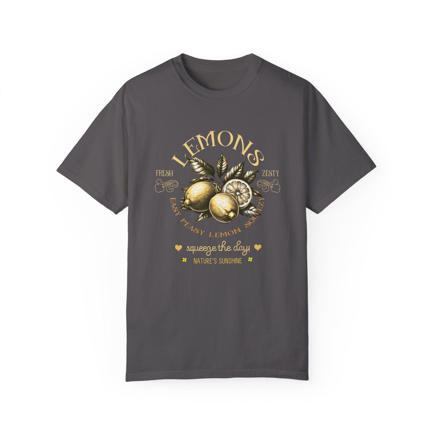 Lemon Squeezy Tee Shirt in Dark Colors {Unisex}