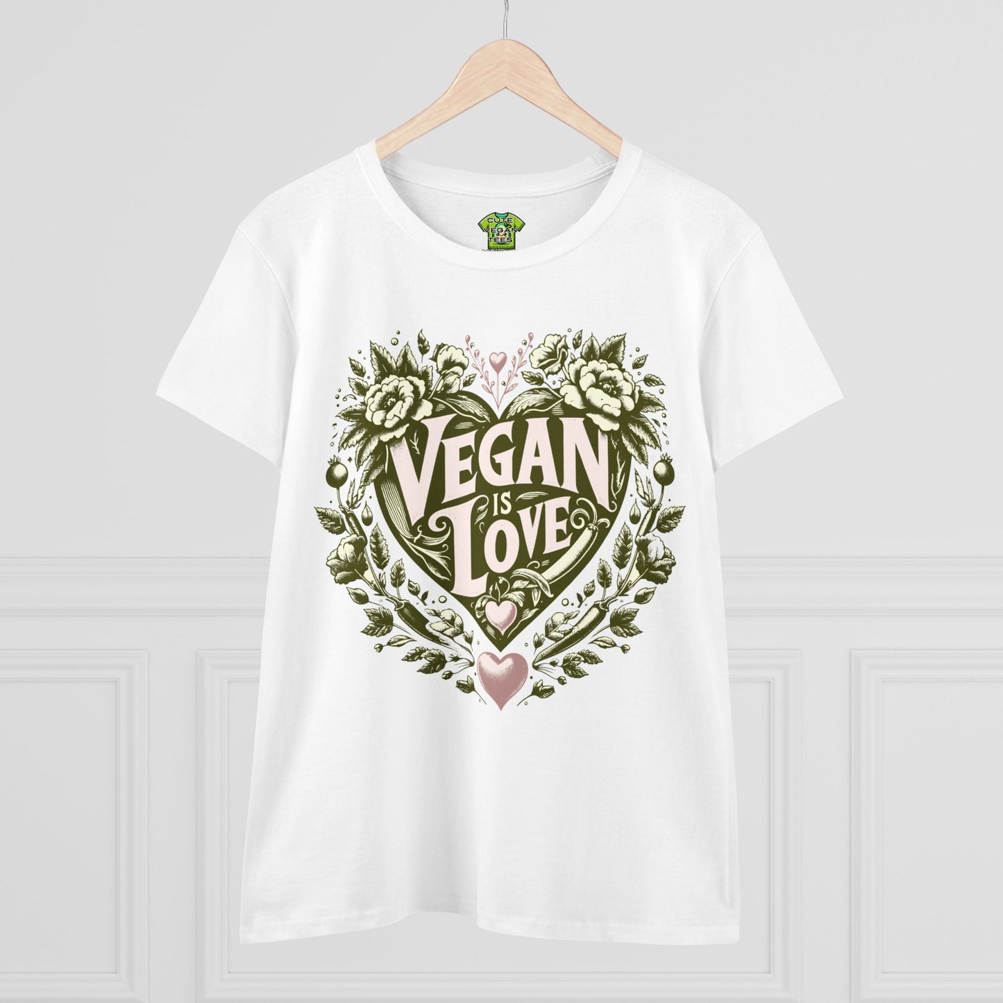 Vegan is Love in White {Women's}