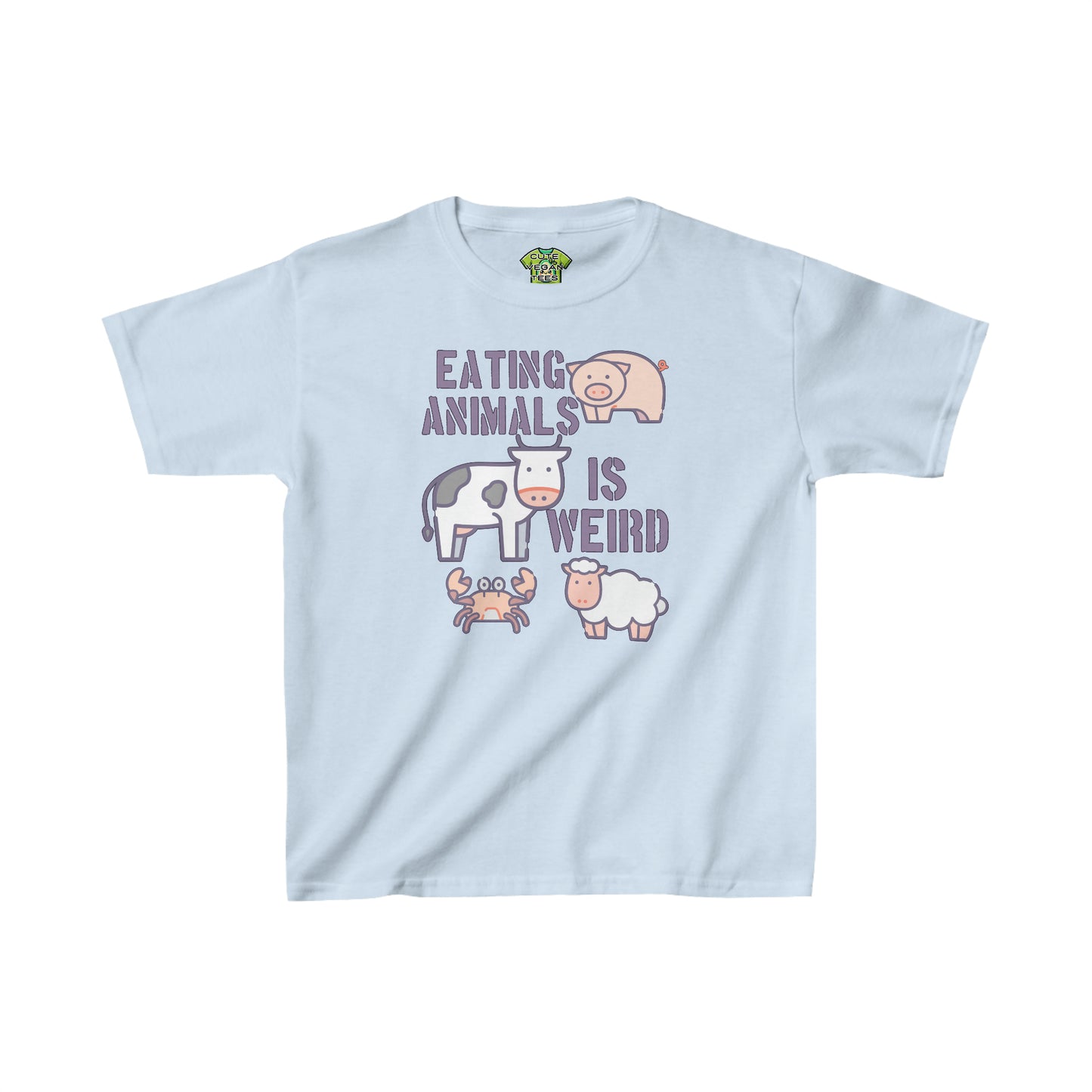 Eating Animals is Weird Kids Vegan T-Shirt {Kids}