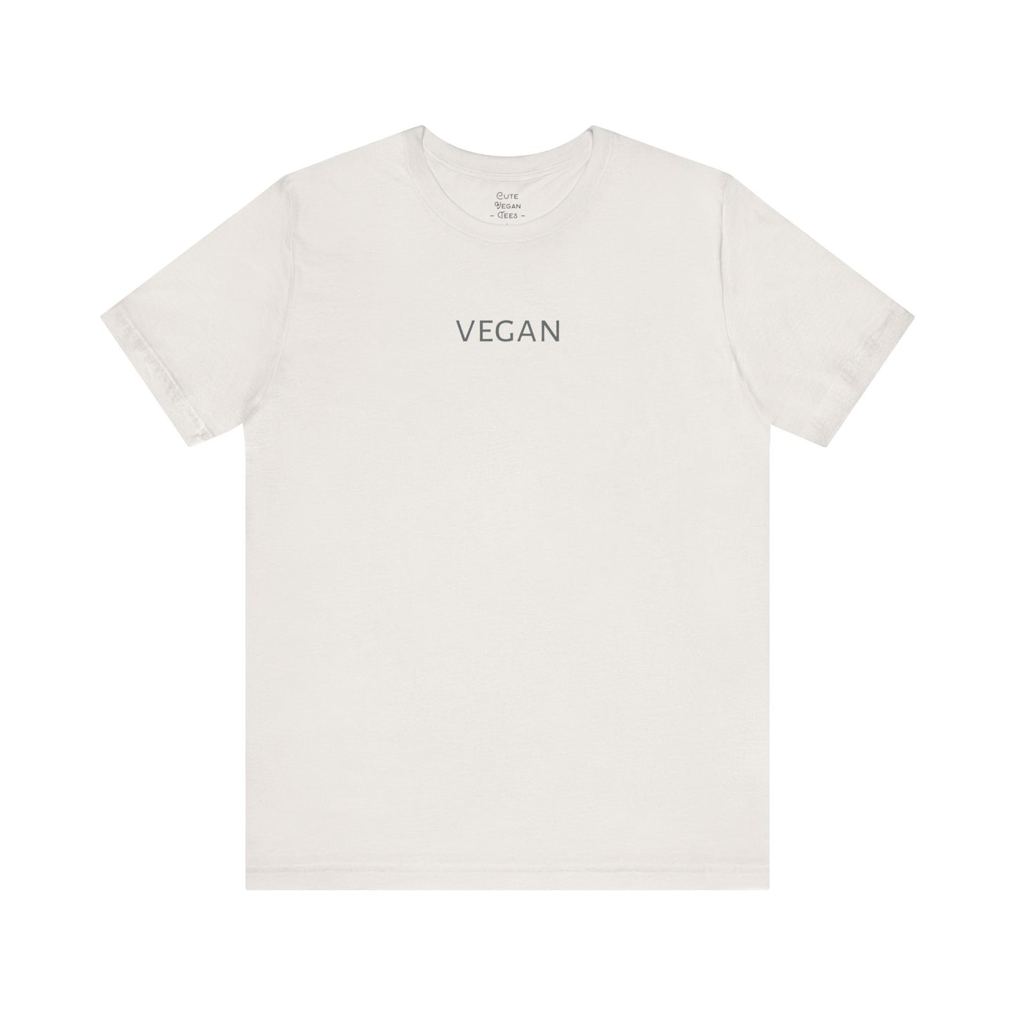 Simple Vegan Tee Shirt in Light Colors | Unisex | Sustainable T Shirt | Ethical