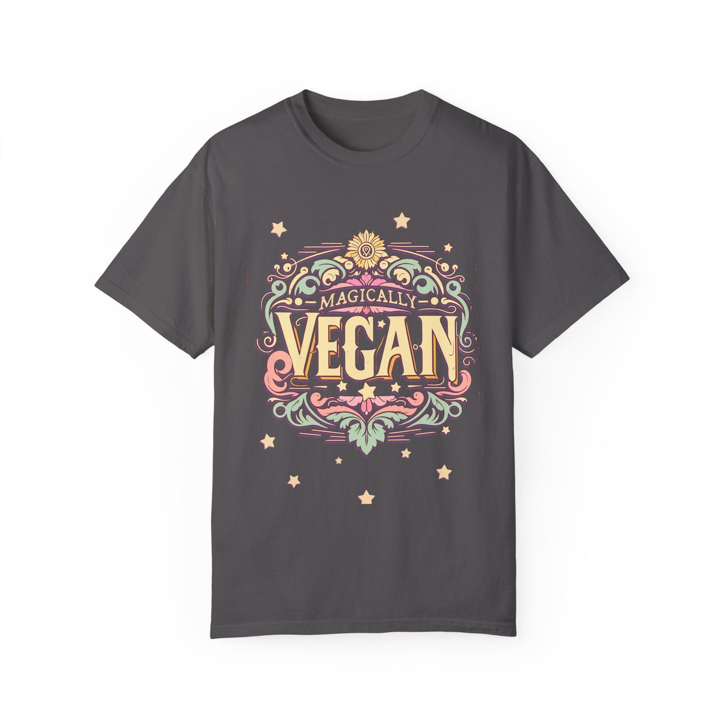 Magically Vegan Cotton Tee in Dark Colors {Unisex}