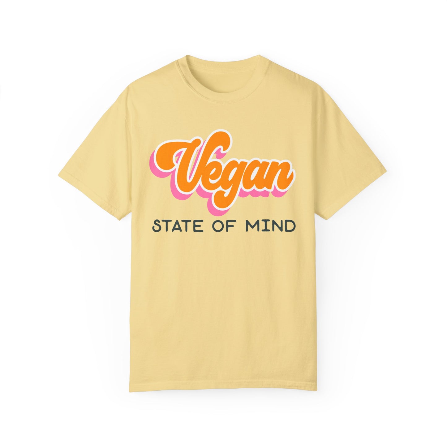 A Vegan State of Mind Tee in Summer Colors {Unisex}