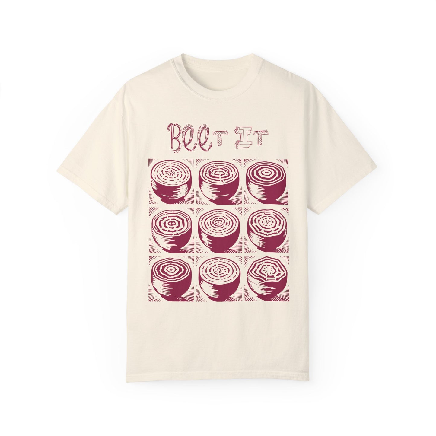 Beet It Vegan Tee Shirt in Light Colors {Unisex}