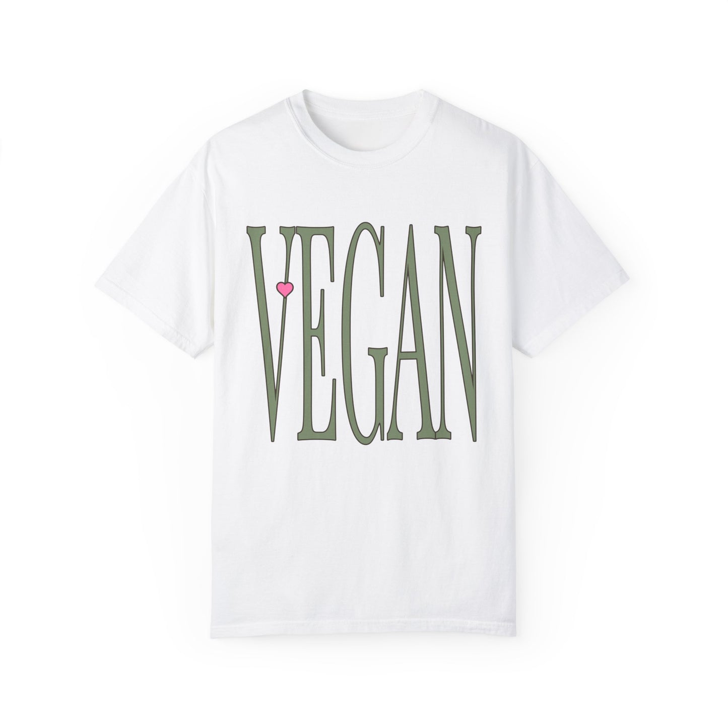 Simple Vegan Tee Shirt in Lighter Colors {Unisex}