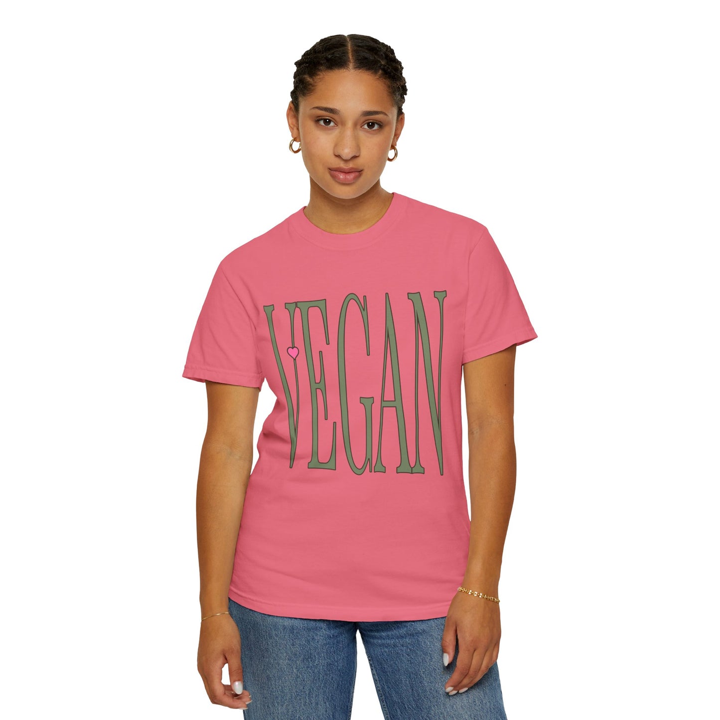 Simple Vegan Tee Shirt in Lighter Colors {Unisex}