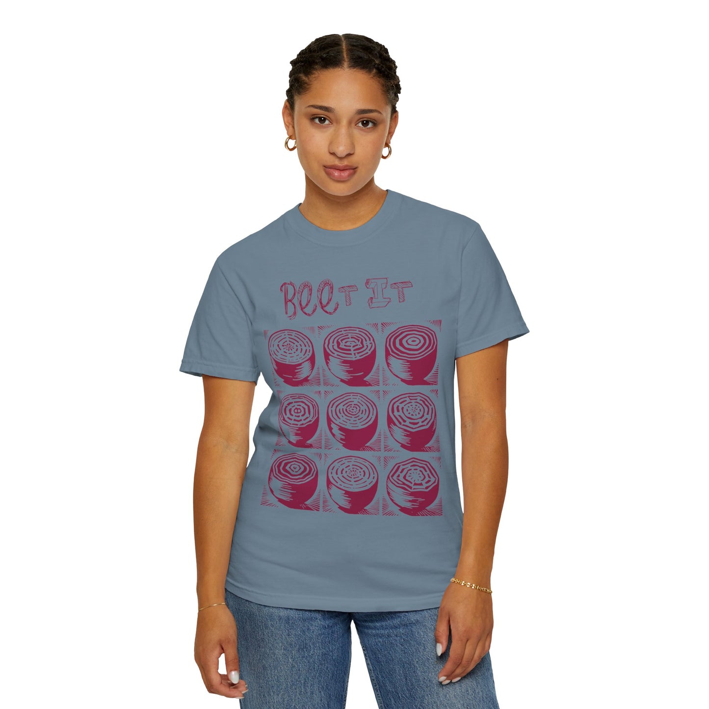 Beet It Vegan Tee Shirt in Light Colors {Unisex}