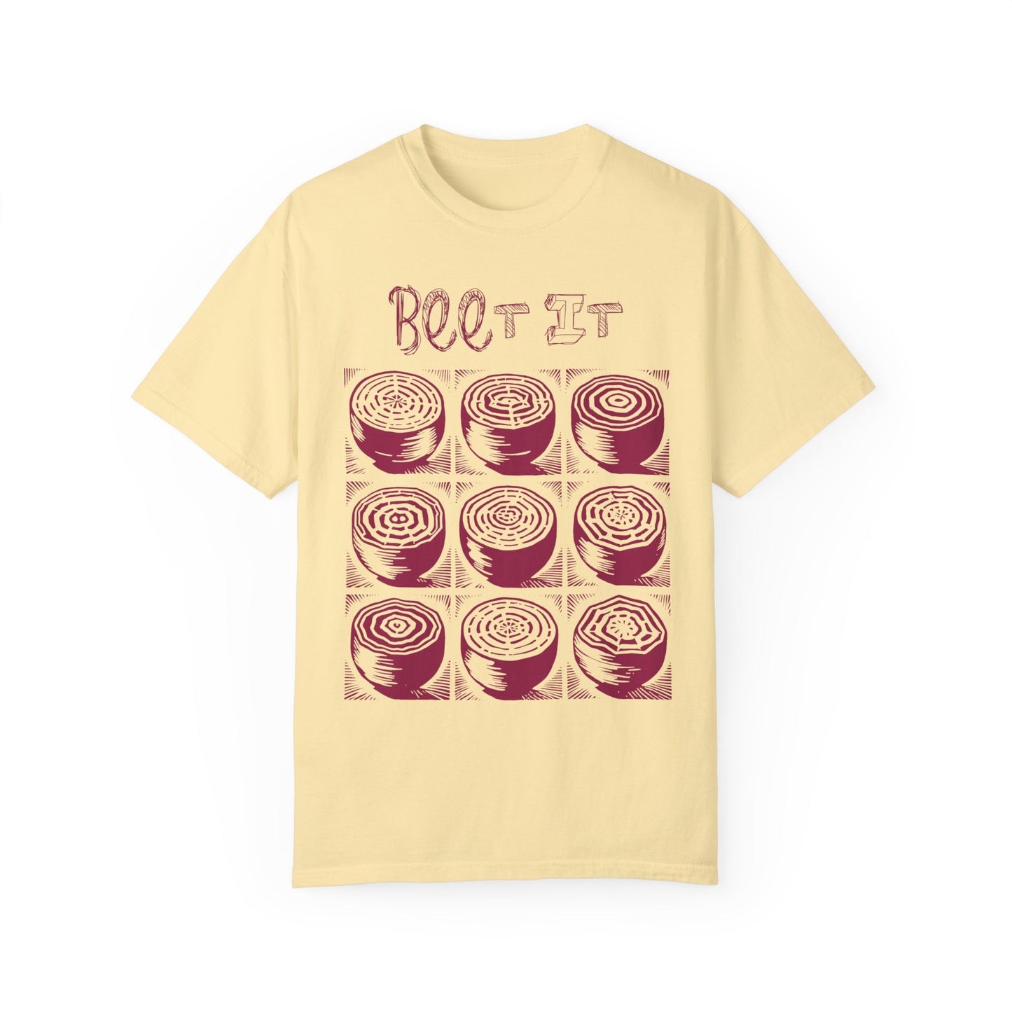 Beet It Vegan Tee Shirt in Light Colors {Unisex}