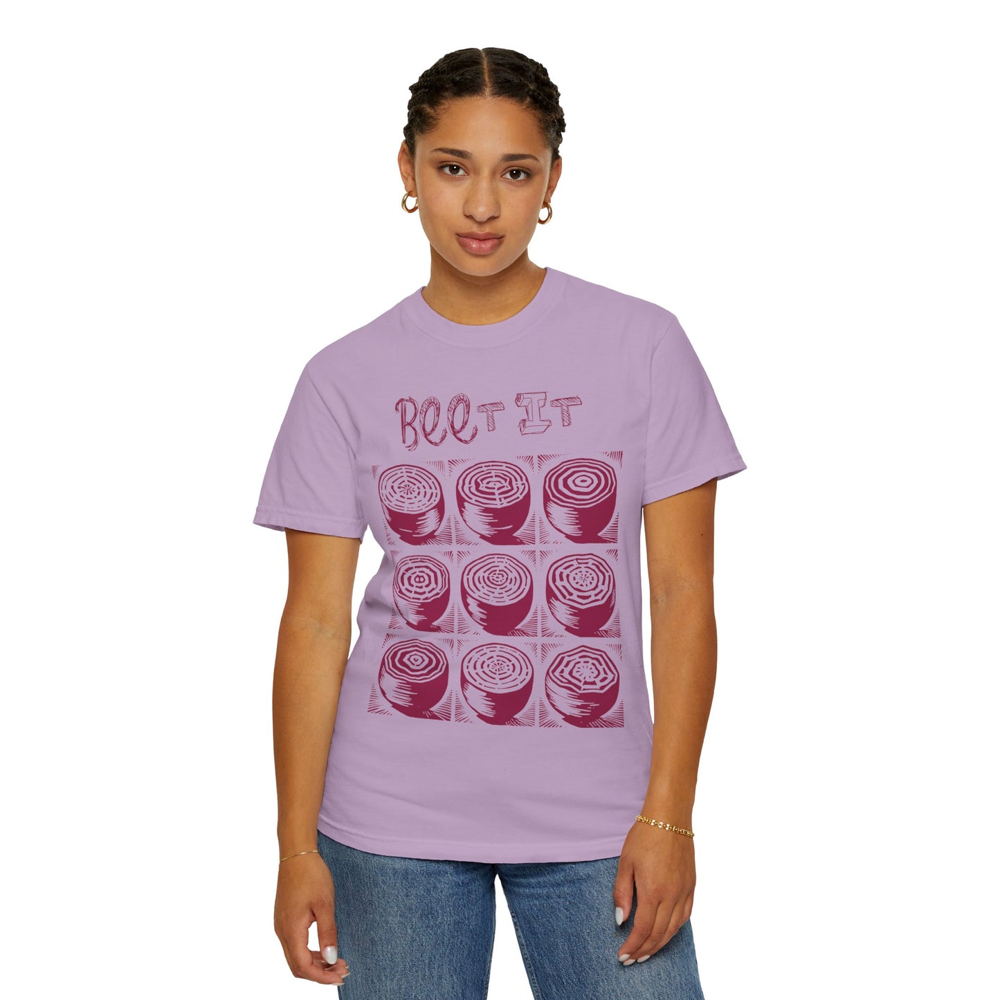 Beet It Vegan Tee Shirt in Light Colors {Unisex}