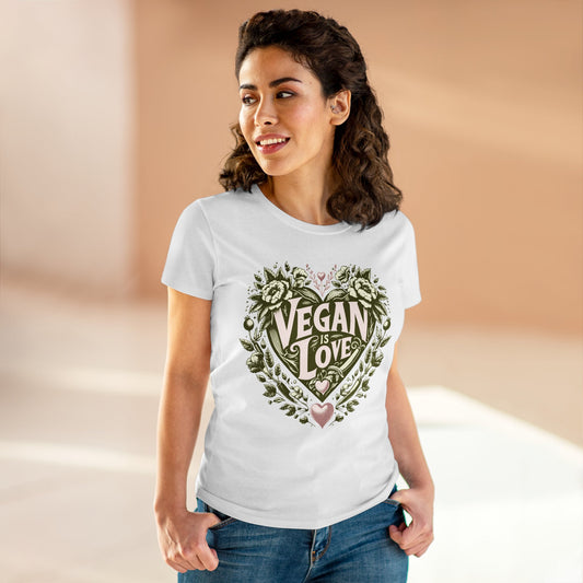 Vegan is Love in White {Women's}