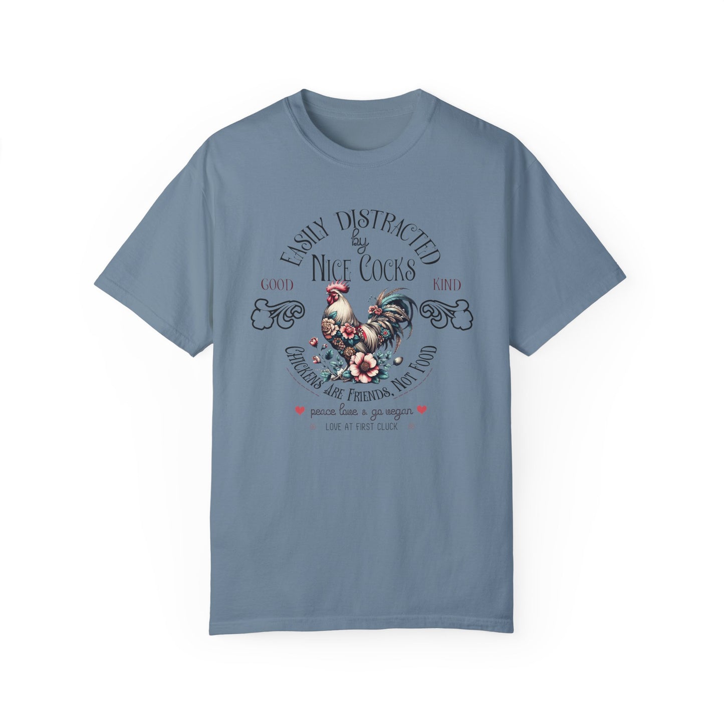 Easily Distracted by Nice Cocks Vegan T-Shirt {Unisex}
